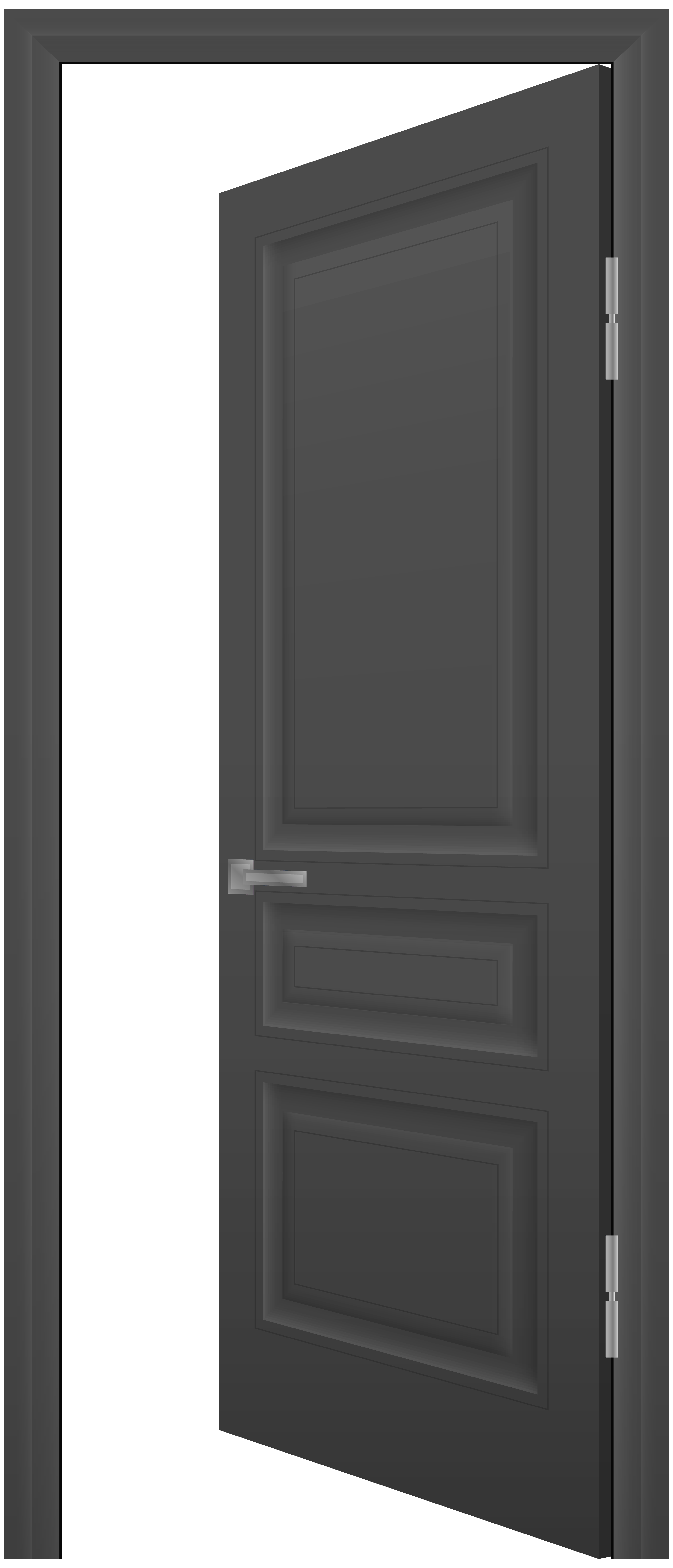 closed white door png