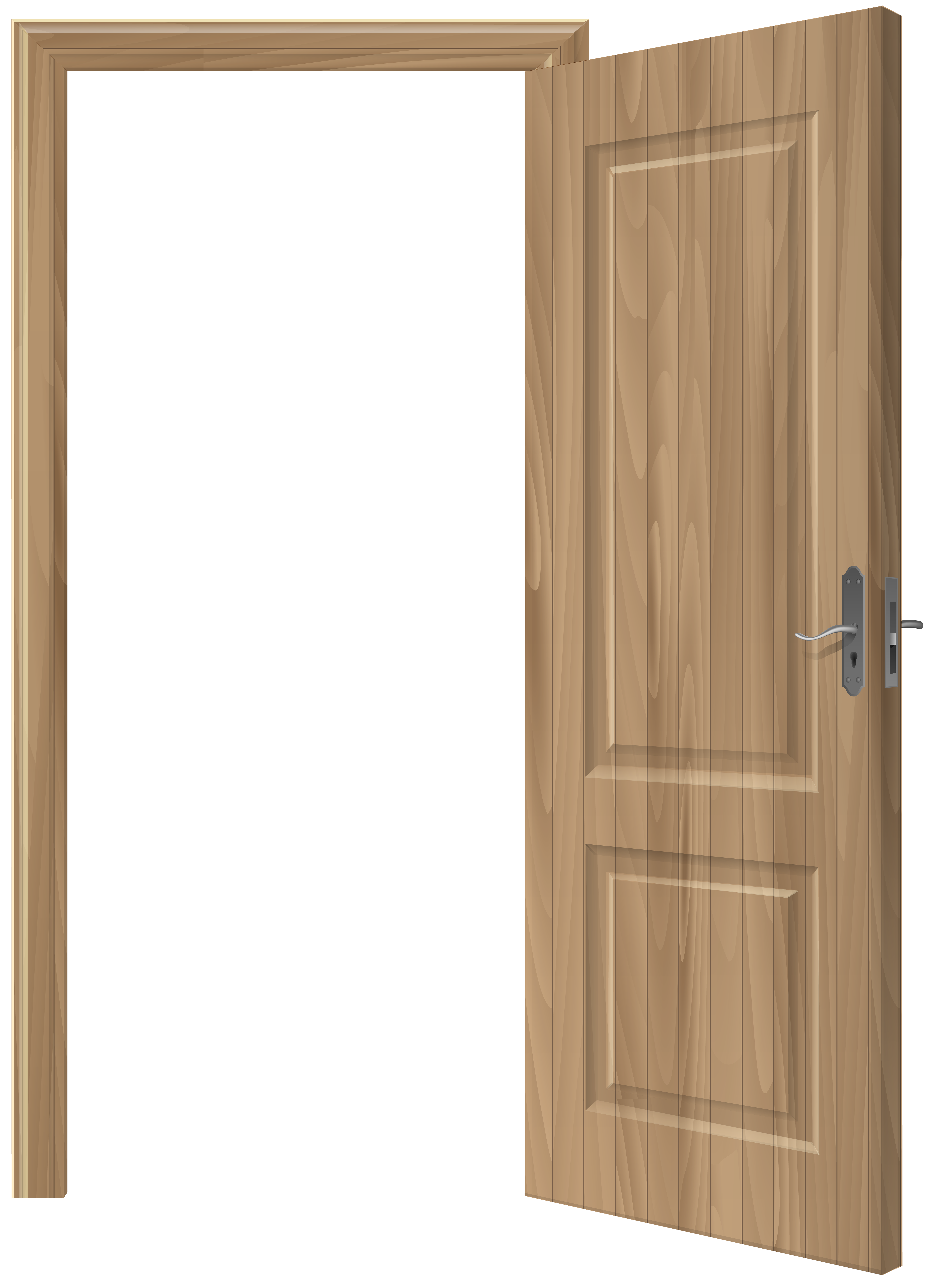Open Wooden Door Png Clip Art Best Web Clipart