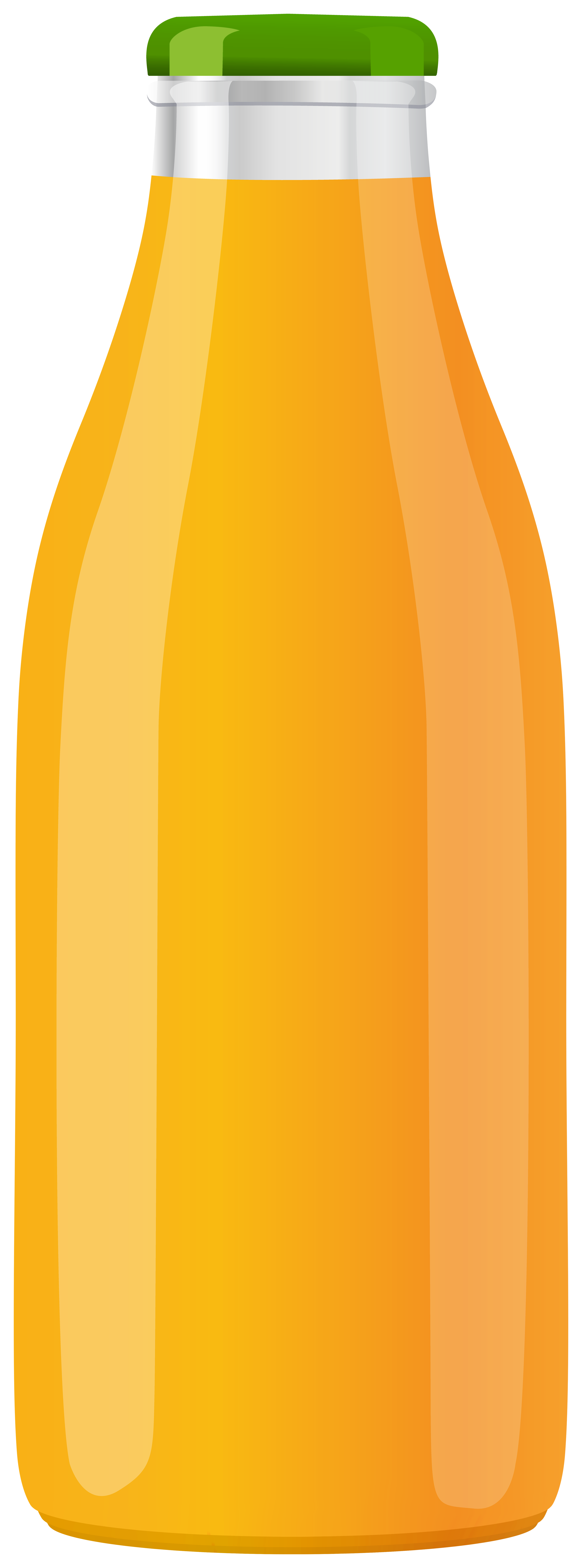 Large Bottle with Orange Juice PNG Clipart​