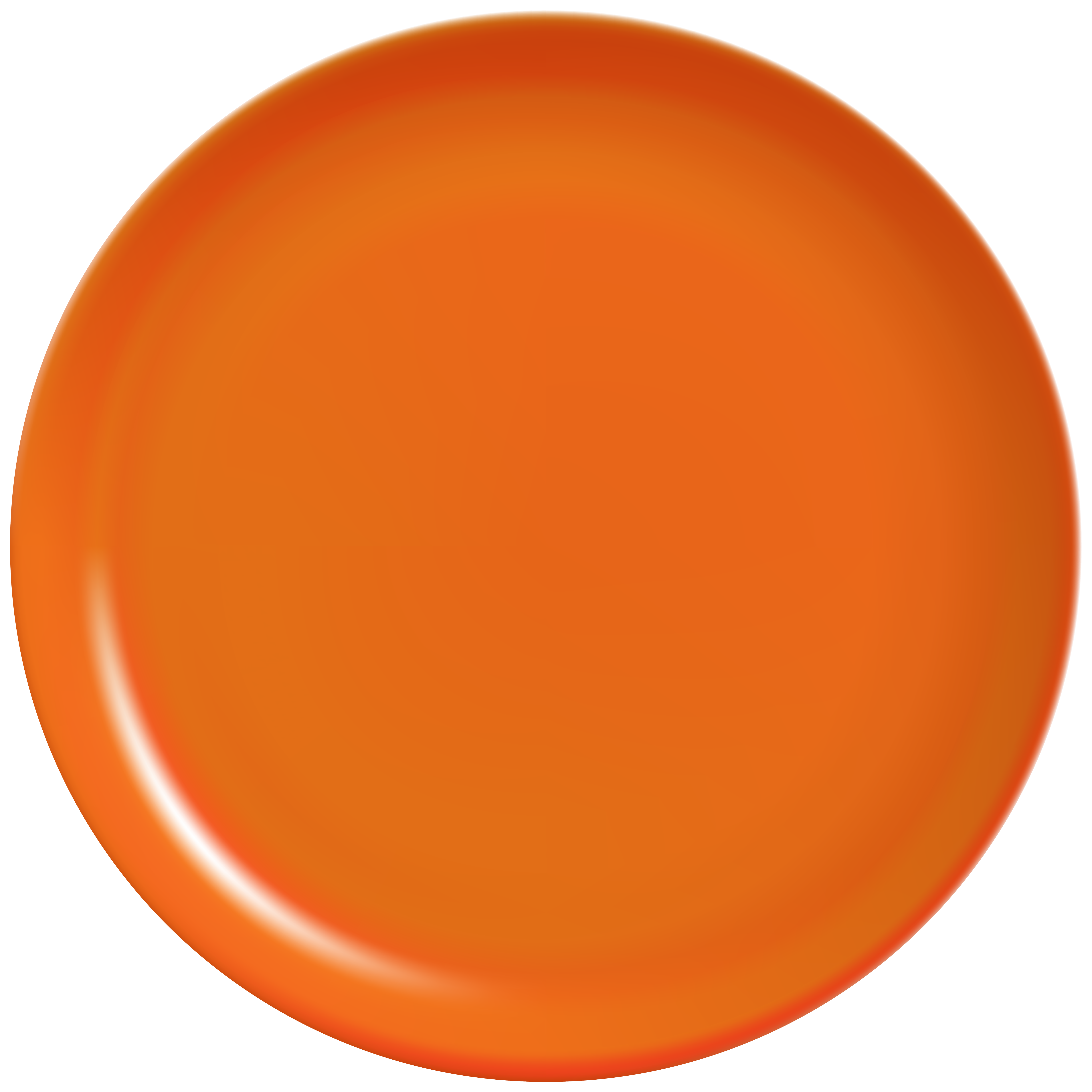 Orange Plate Png Clip Art Best Web Clipart