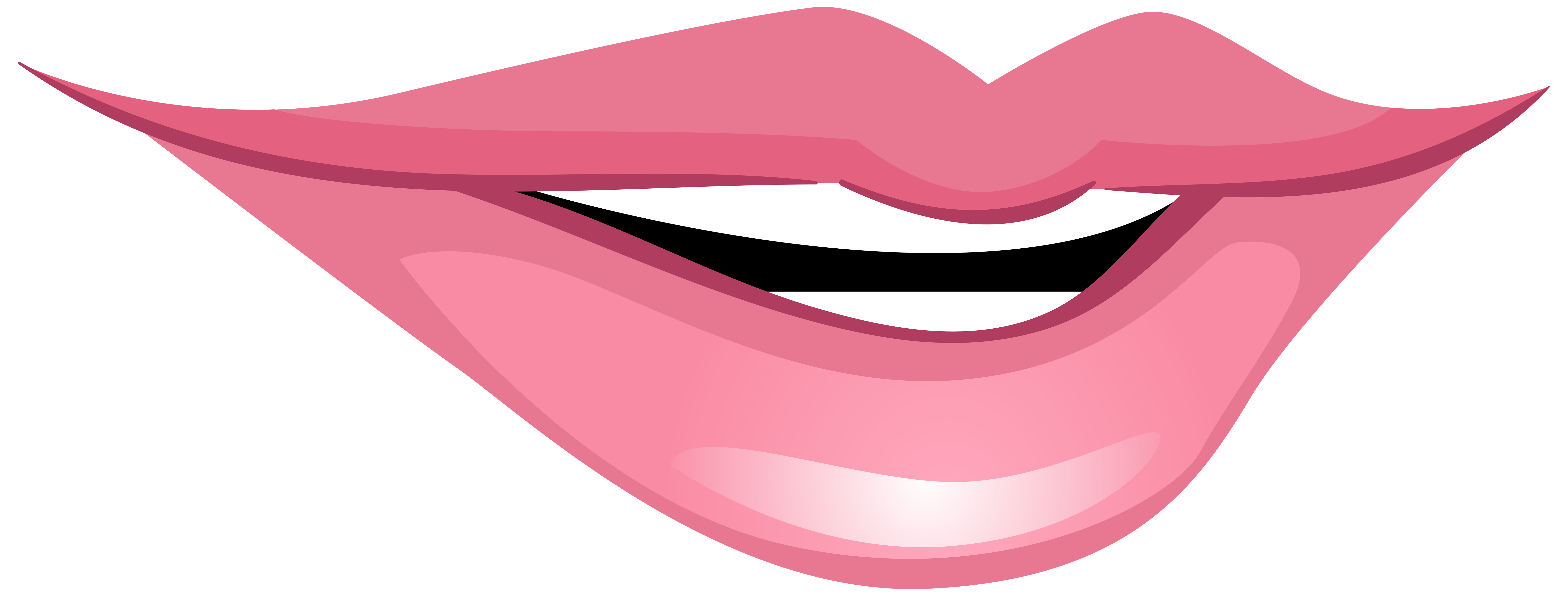 Pink Smiling Mouth Png Clip Art Best Web Clipart 