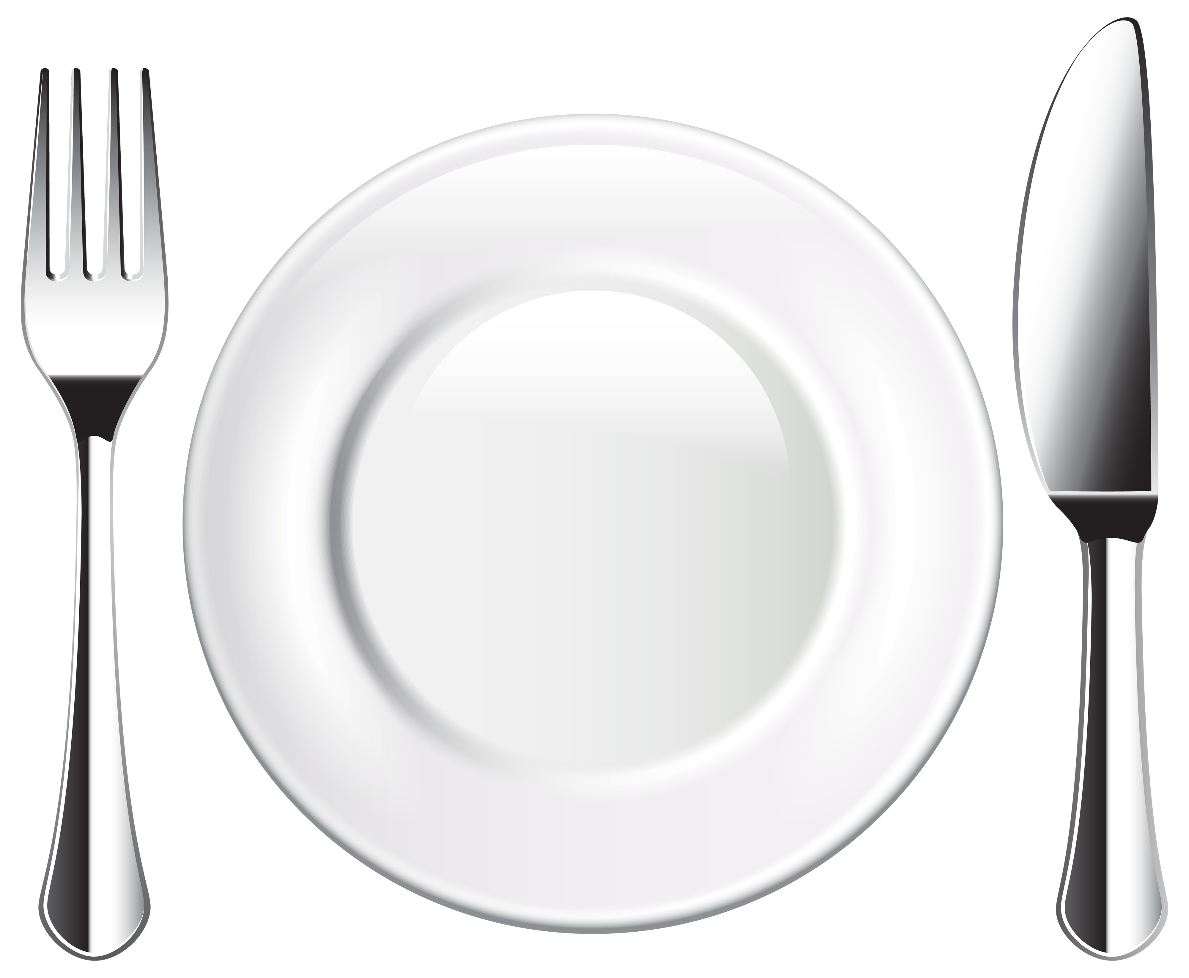 Plate Knife and Fork PNG Clipart - Best WEB Clipart
