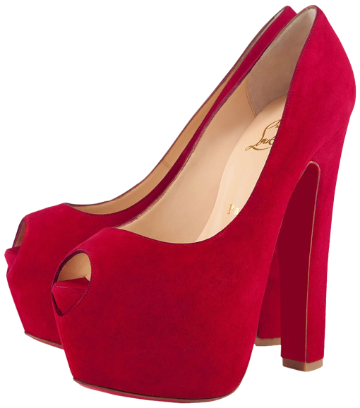 Plush Red Heels PNG Clipart - Best WEB Clipart