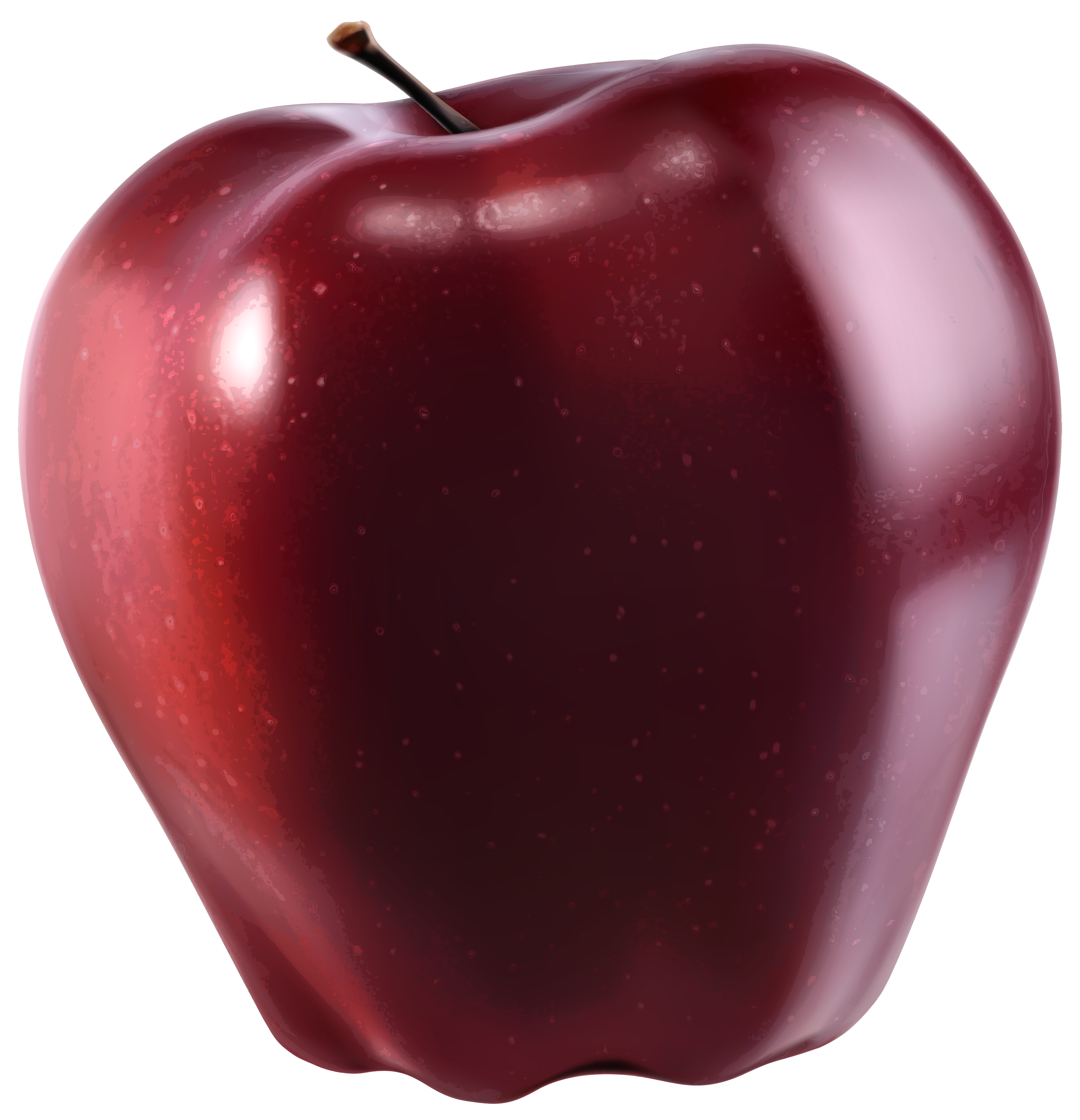 red apple clipart