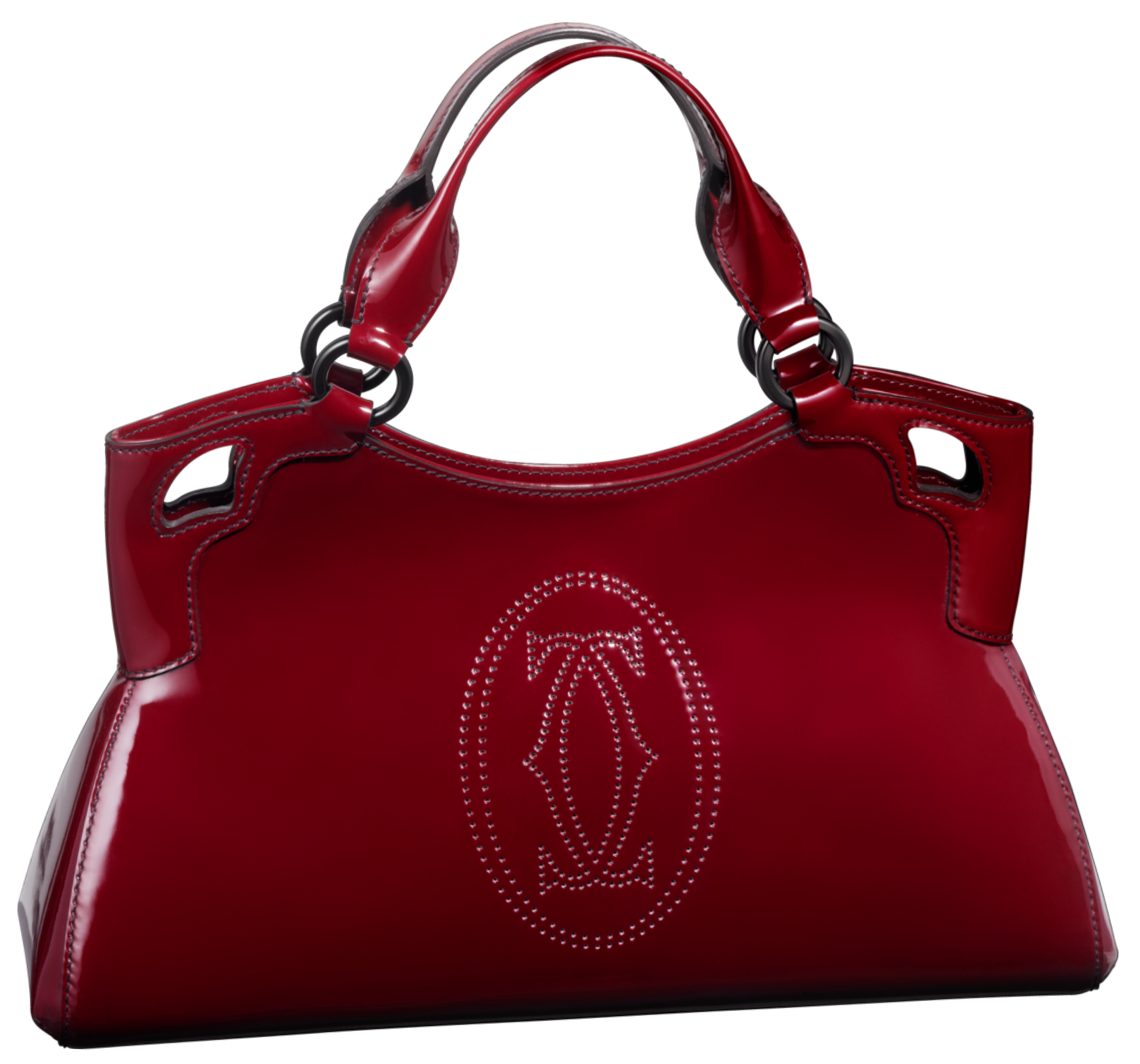 red cartier bag