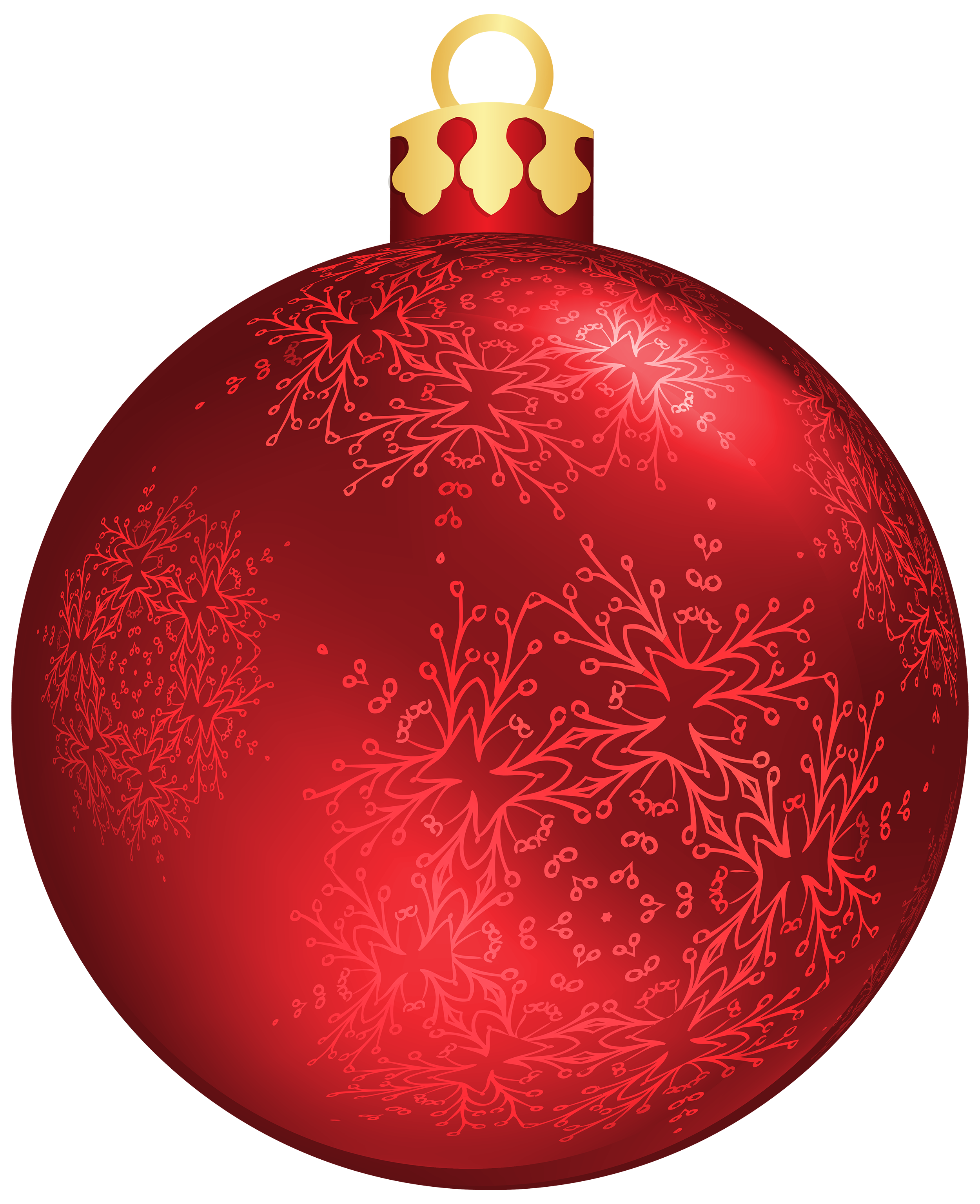 Red Christmas Ball PNG Clipart - Best WEB Clipart