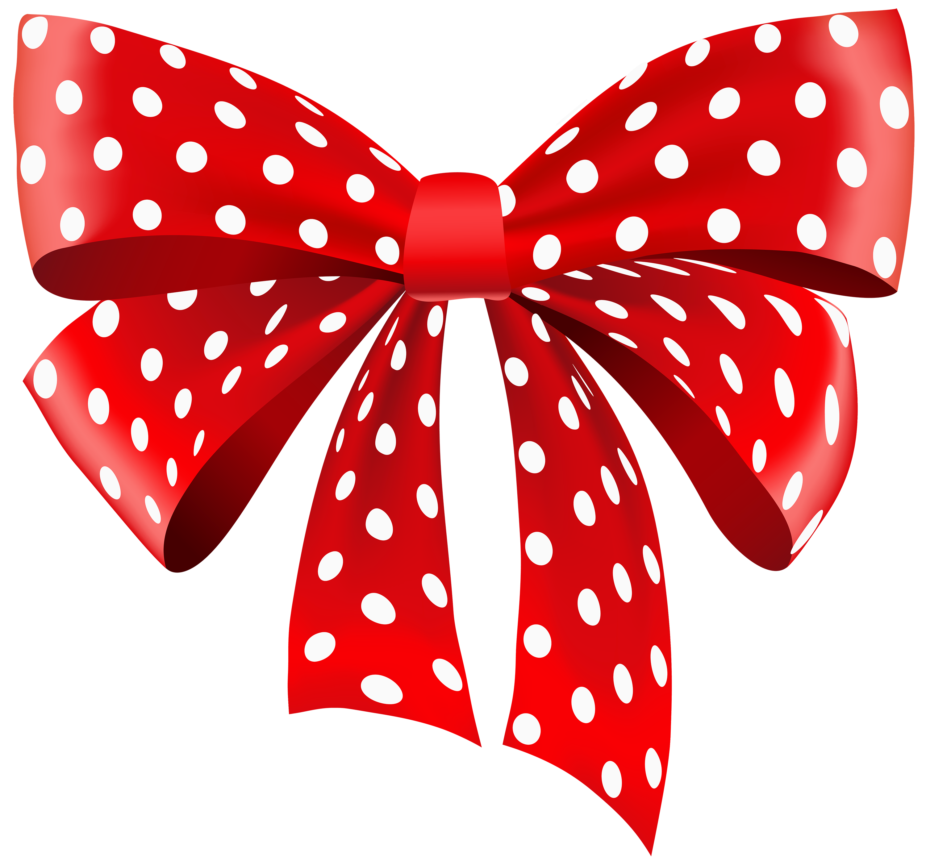 Red Dotted Ribbon PNG Clipart - Best WEB Clipart
