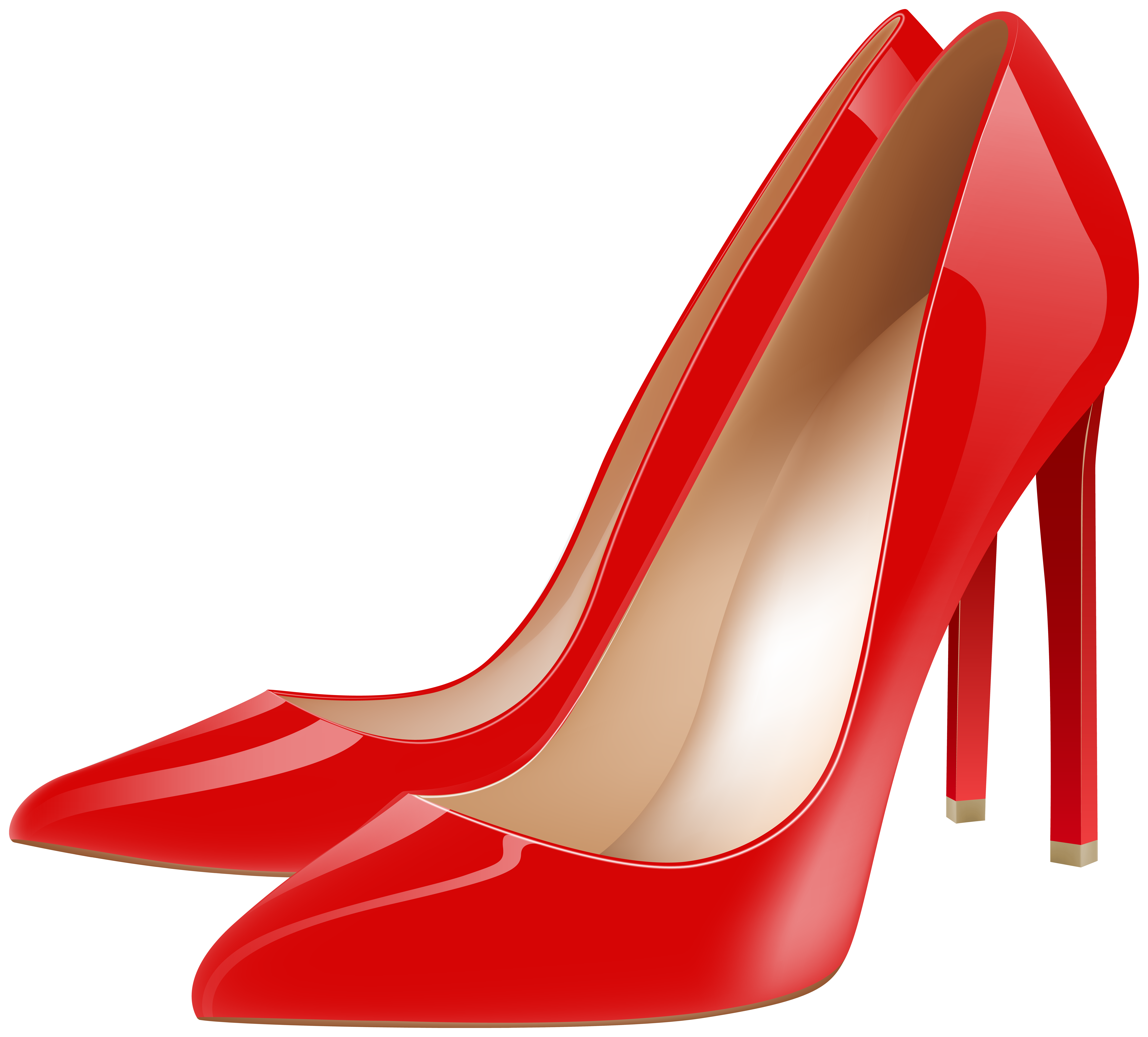best red high heels