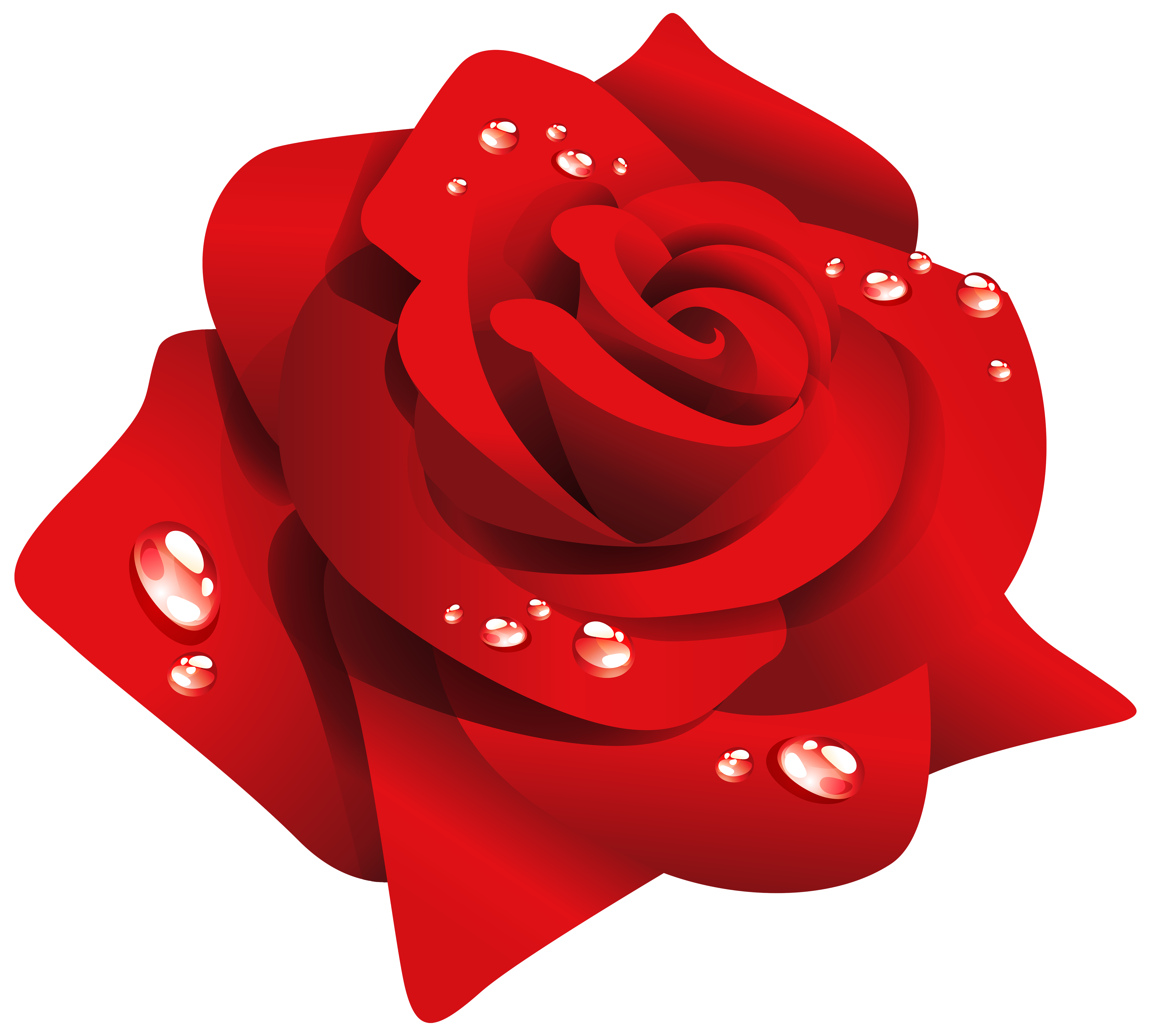 Red Rose With Dew Png Clipart Best Web Clipart