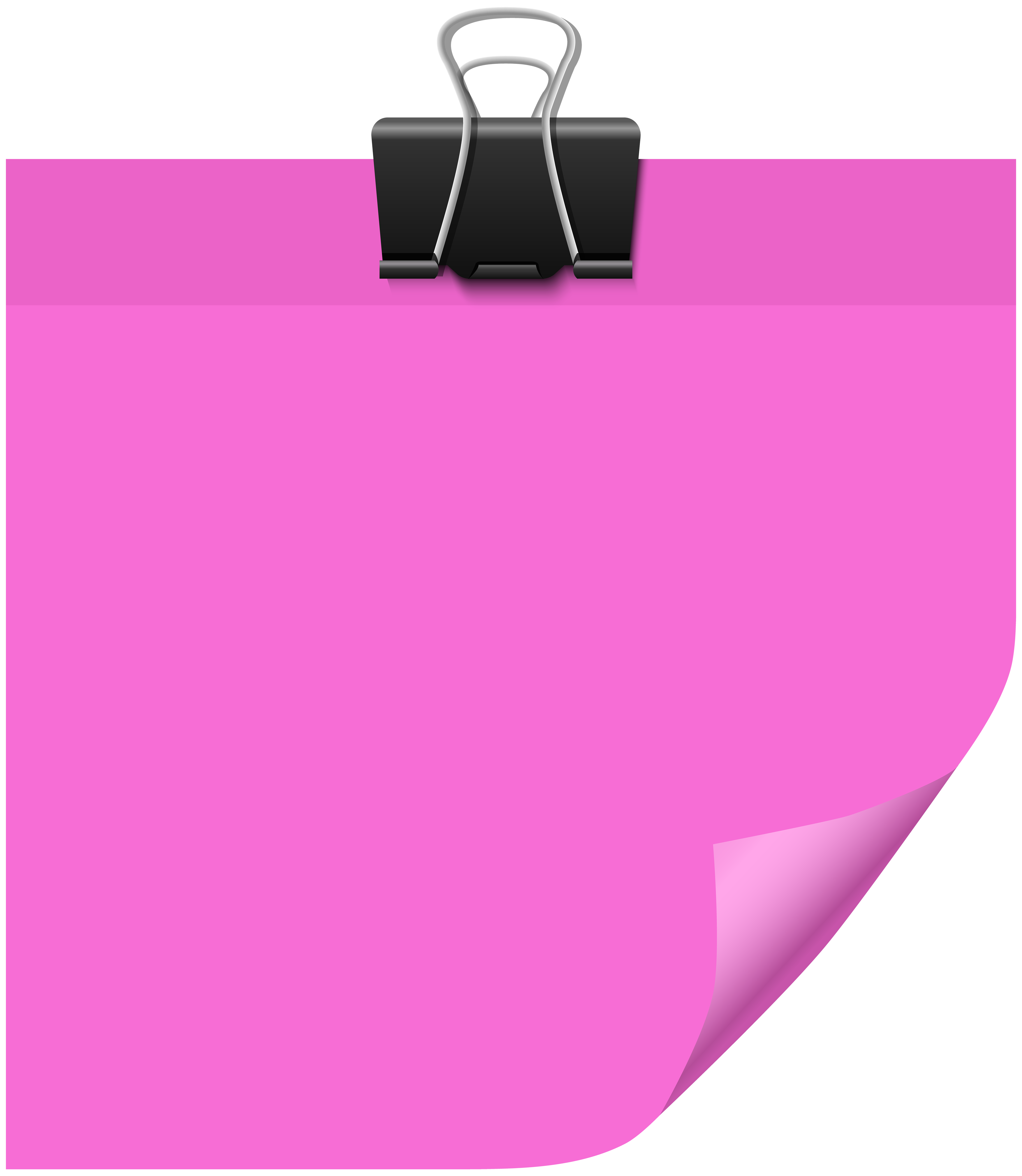 pink post it png