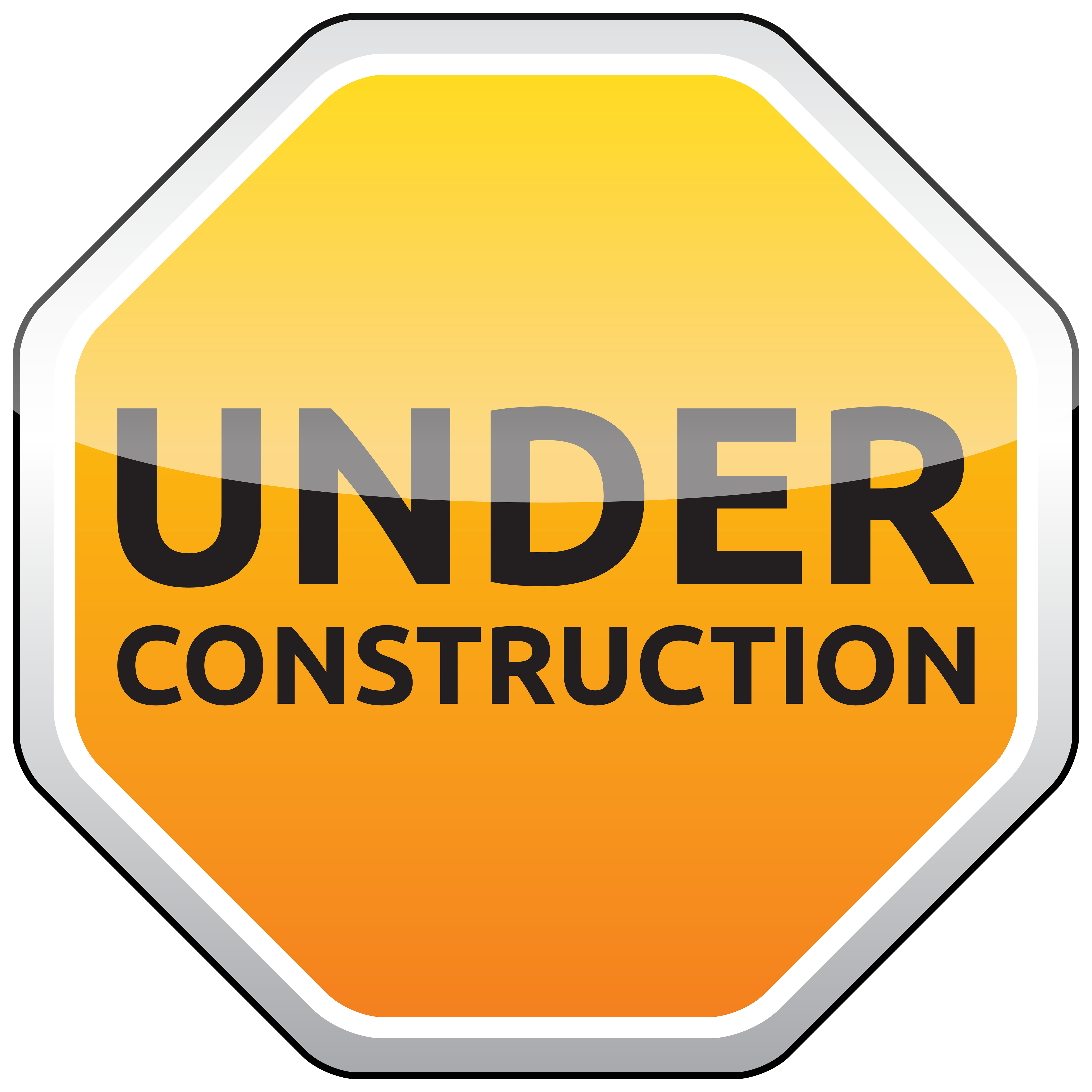 construction road sign