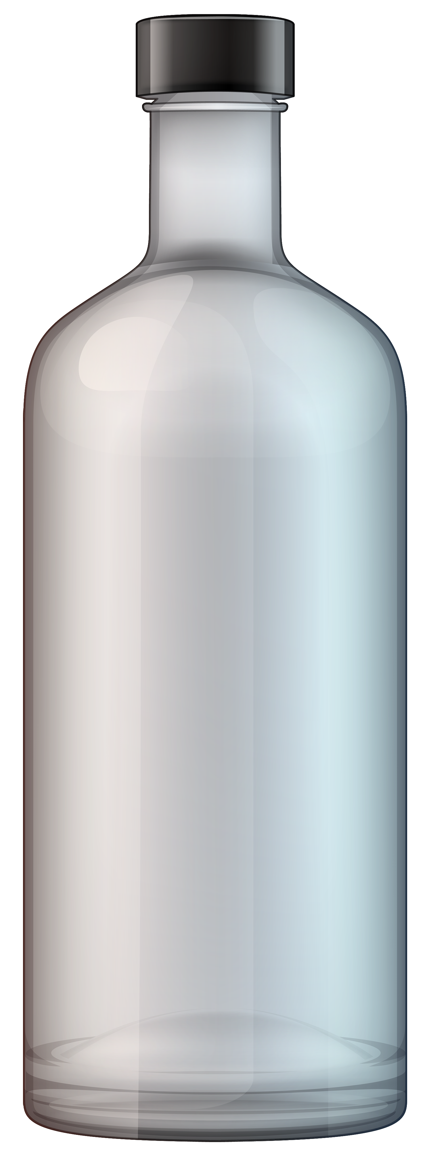 clear glass bottle, Glass bottle, Glass Bottle transparent background PNG  clipart