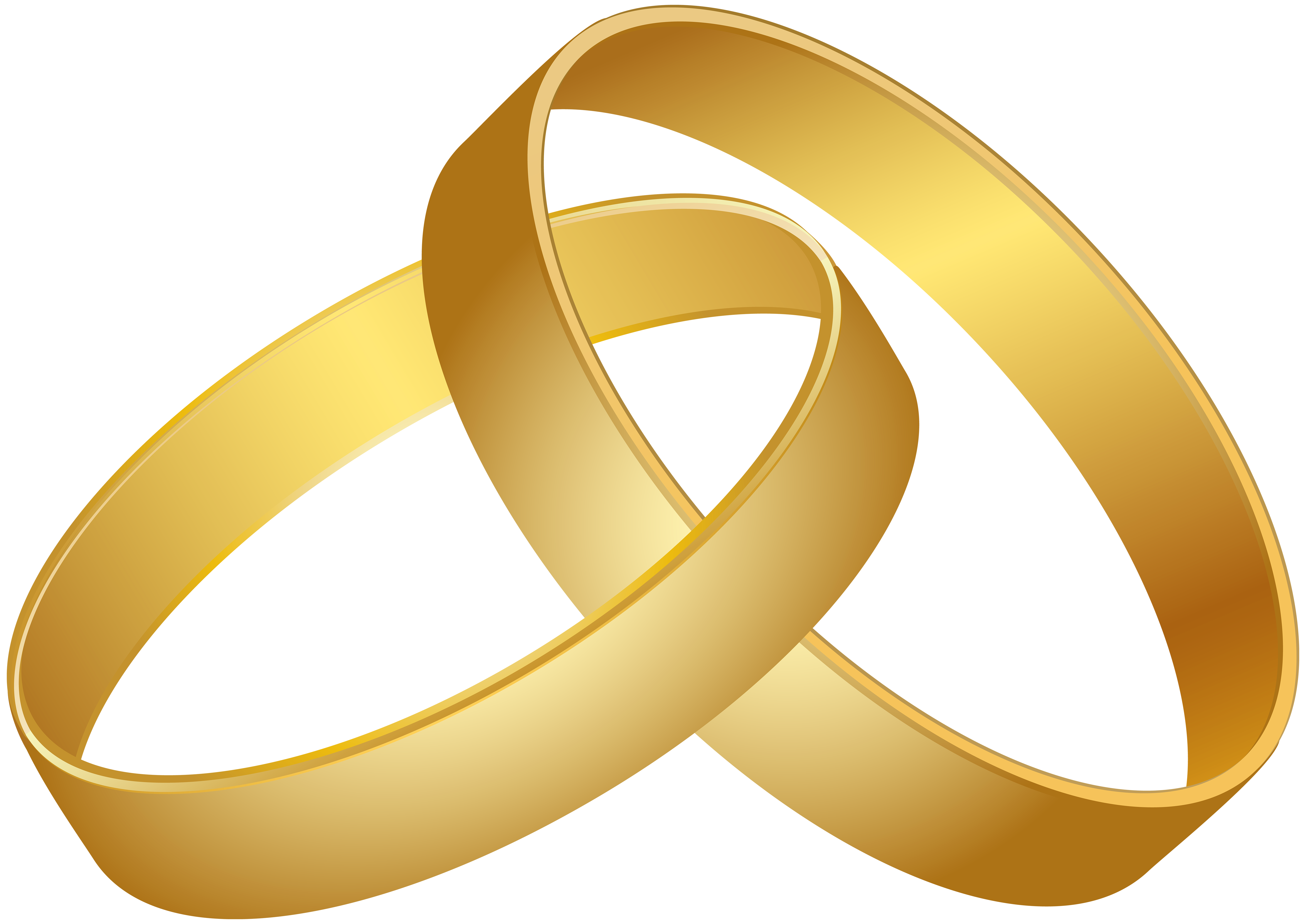 Wedding Rings Gold PNG Clip Art - Best WEB Clipart