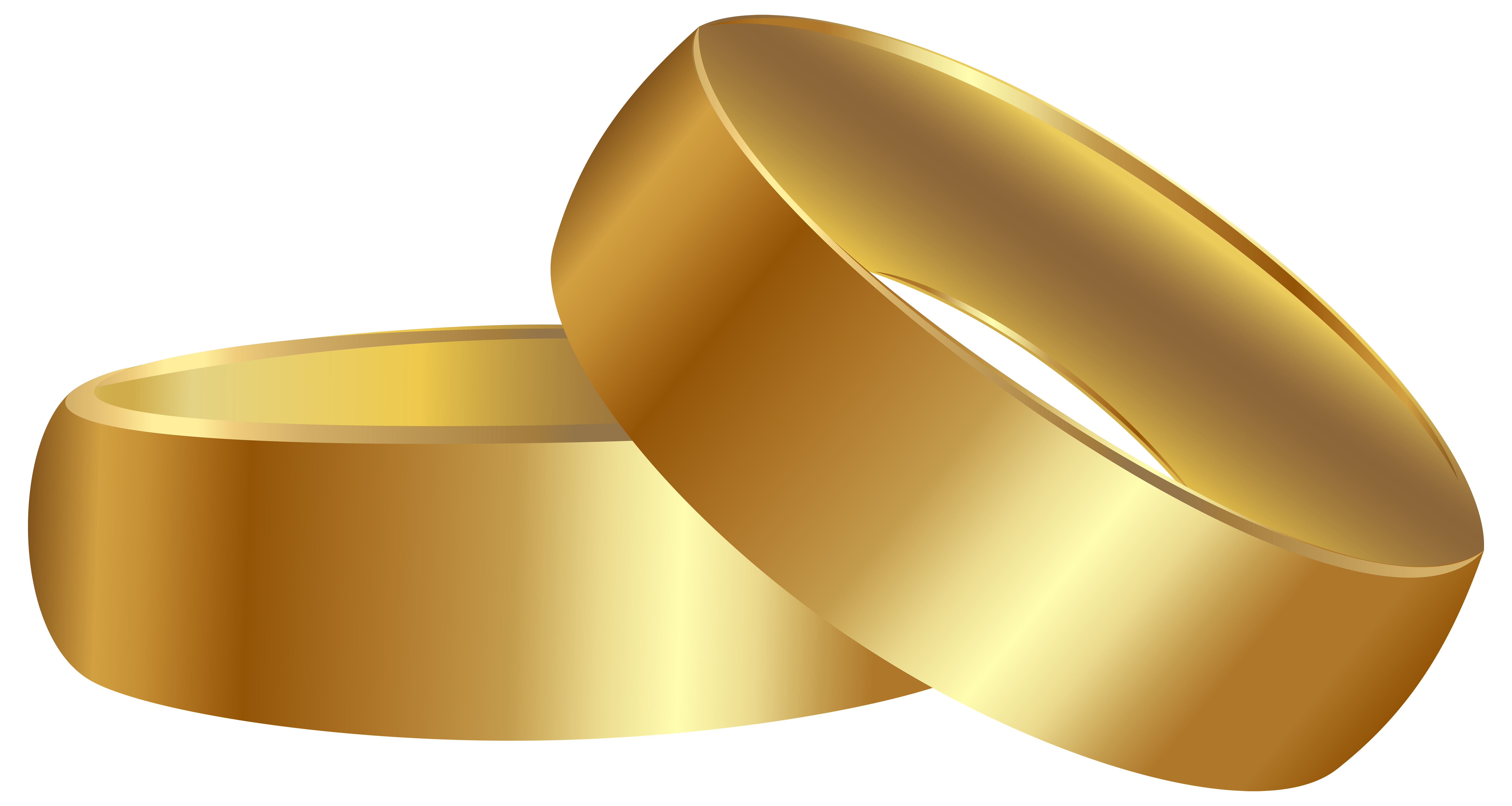 wedding rings clip art gold