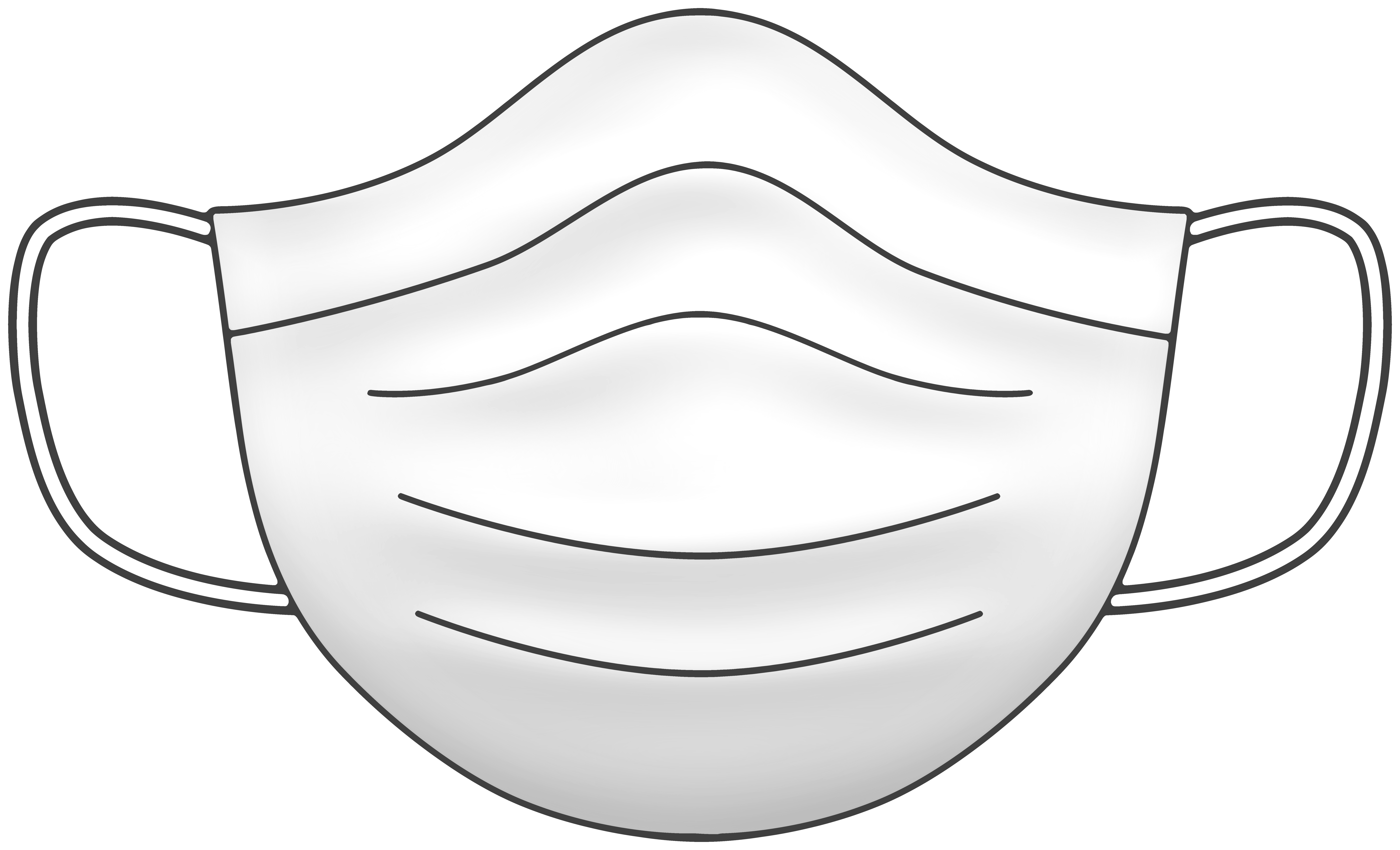 Sky søskende Høre fra White Face Mask Clipart PNG Image - Best WEB Clipart