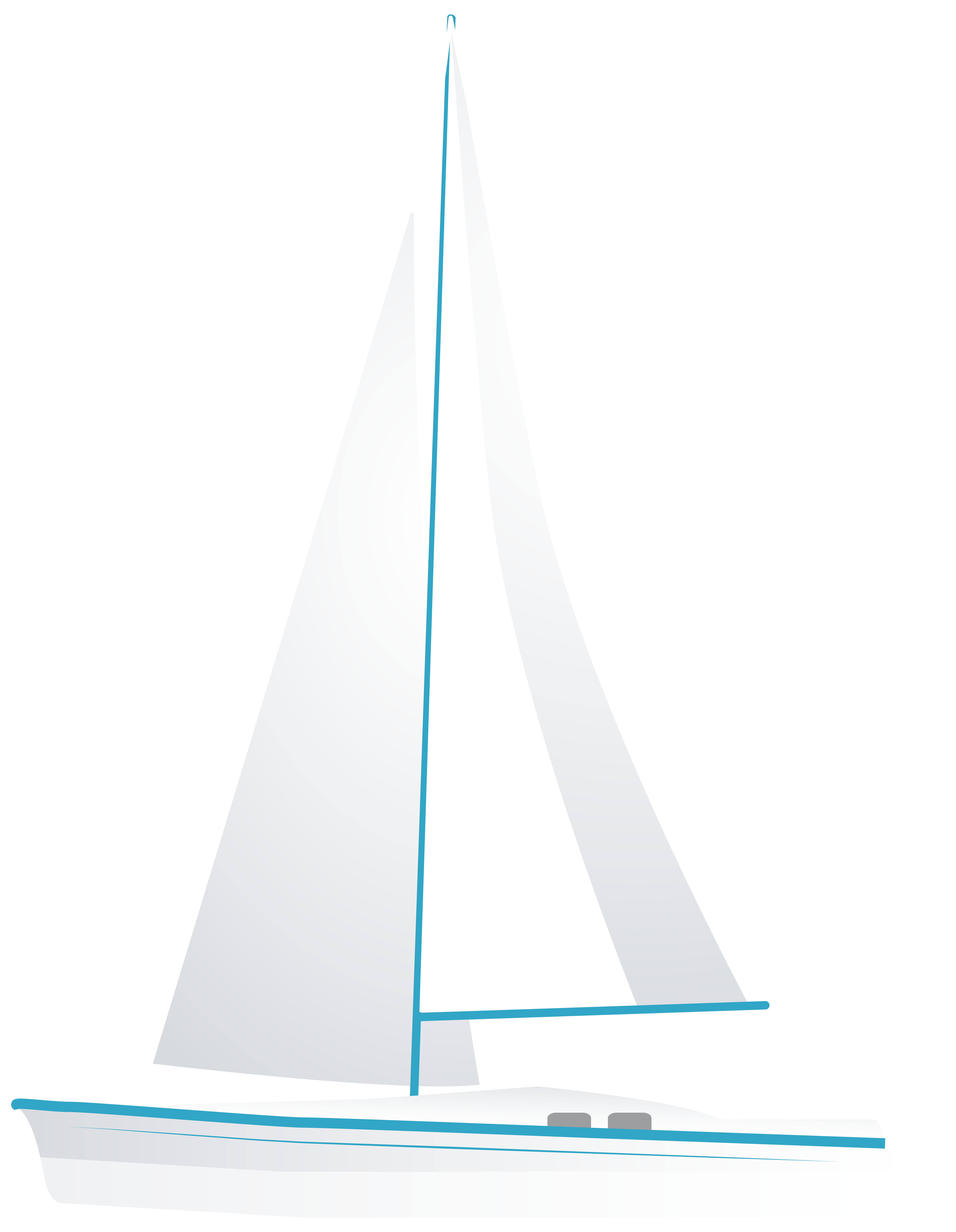 sailing black and white clip art