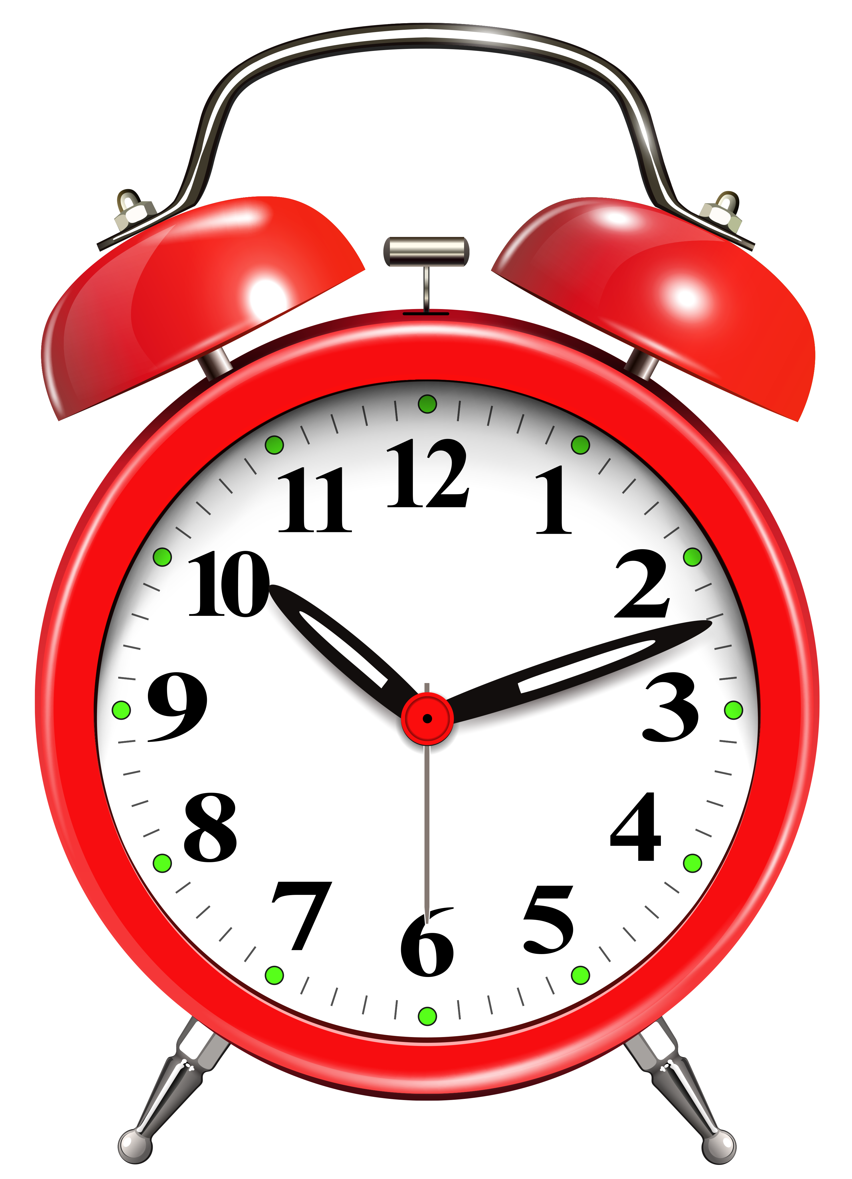 Alarm Clock Red PNG Clip Art - Best WEB Clipart