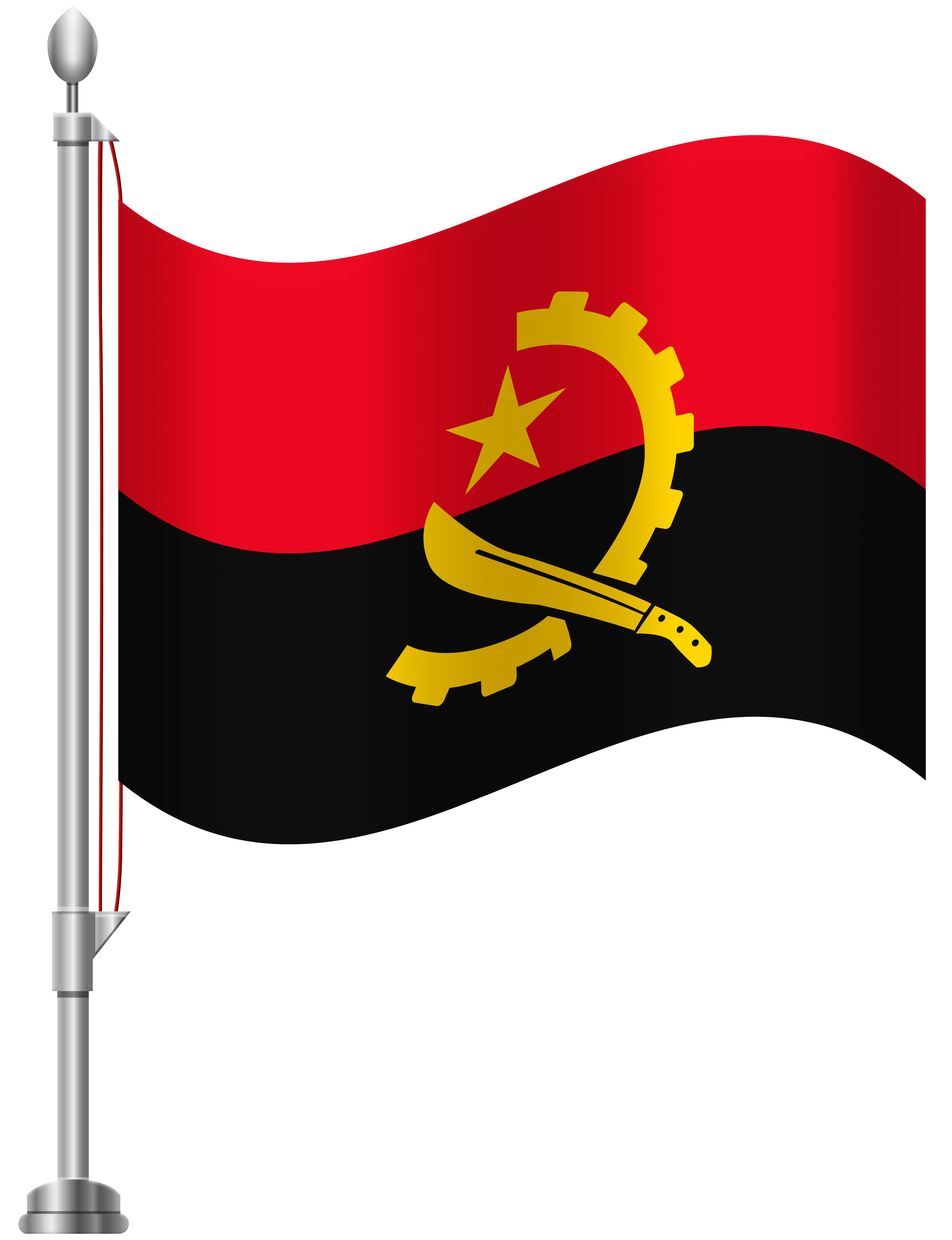 Angola Flag PNG Clip Art - Best WEB Clipart