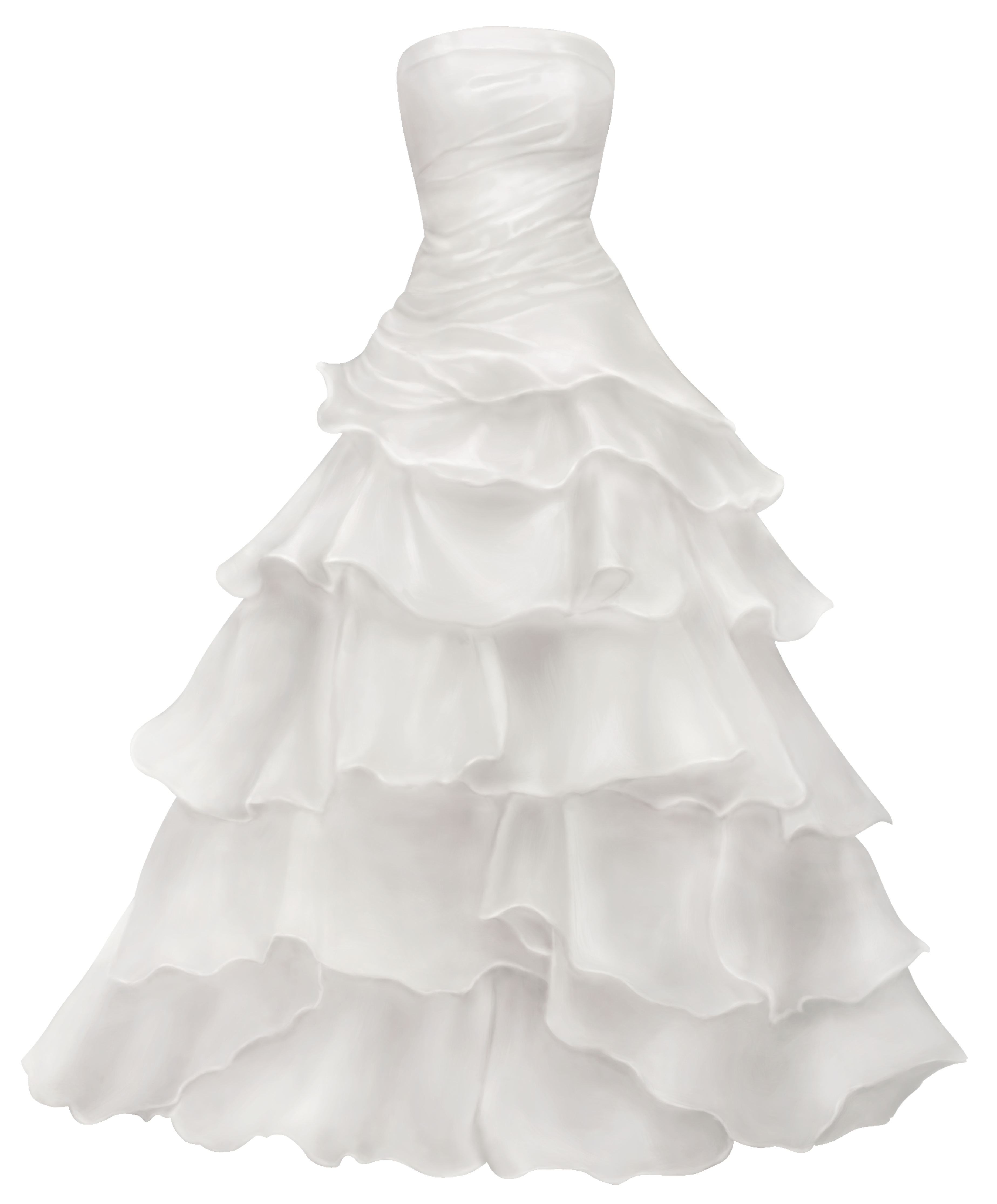 Ball Gown Wedding Dress PNG Clip Art