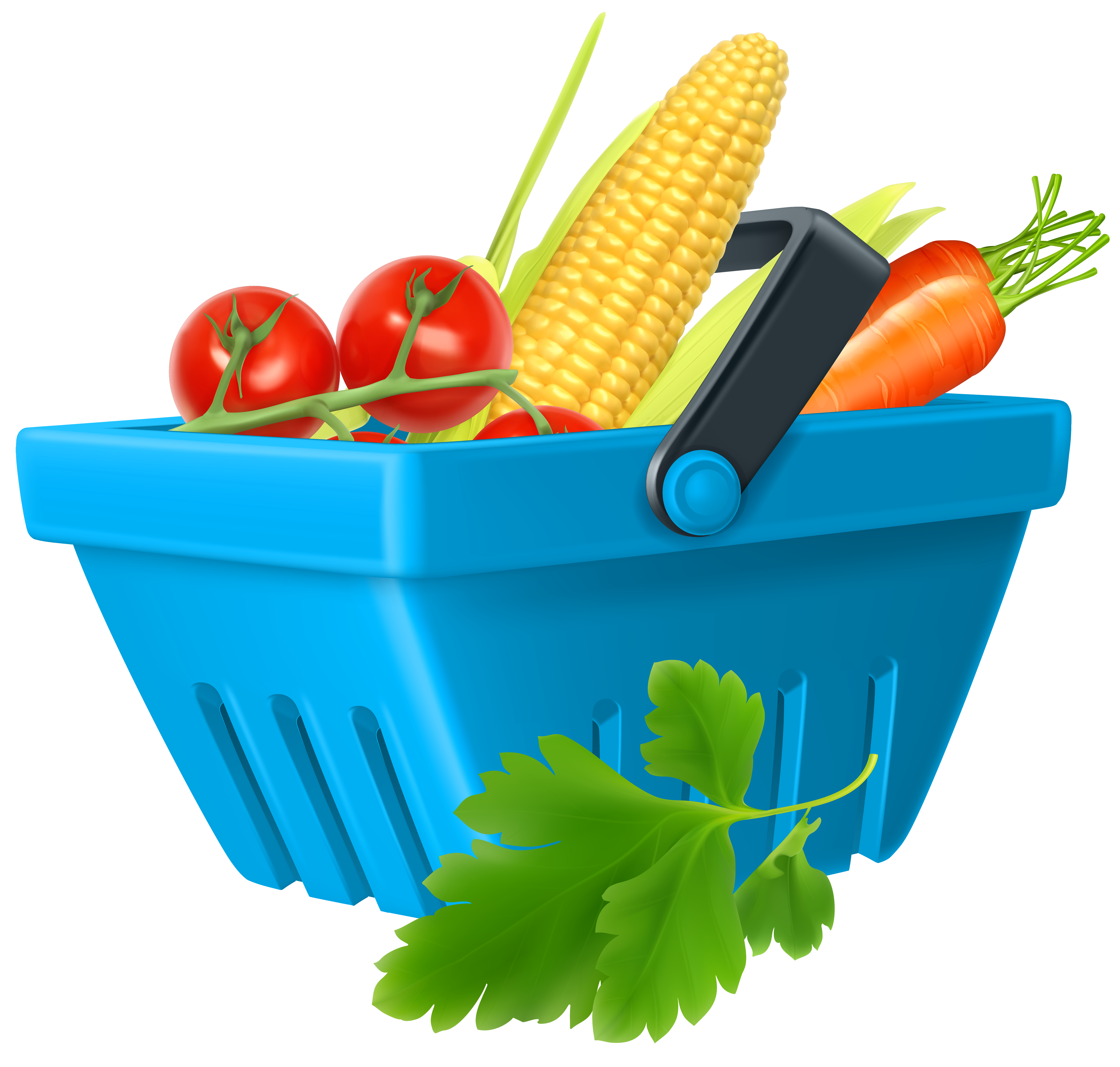 Basket with Vegetables PNG Clipart - Best WEB Clipart