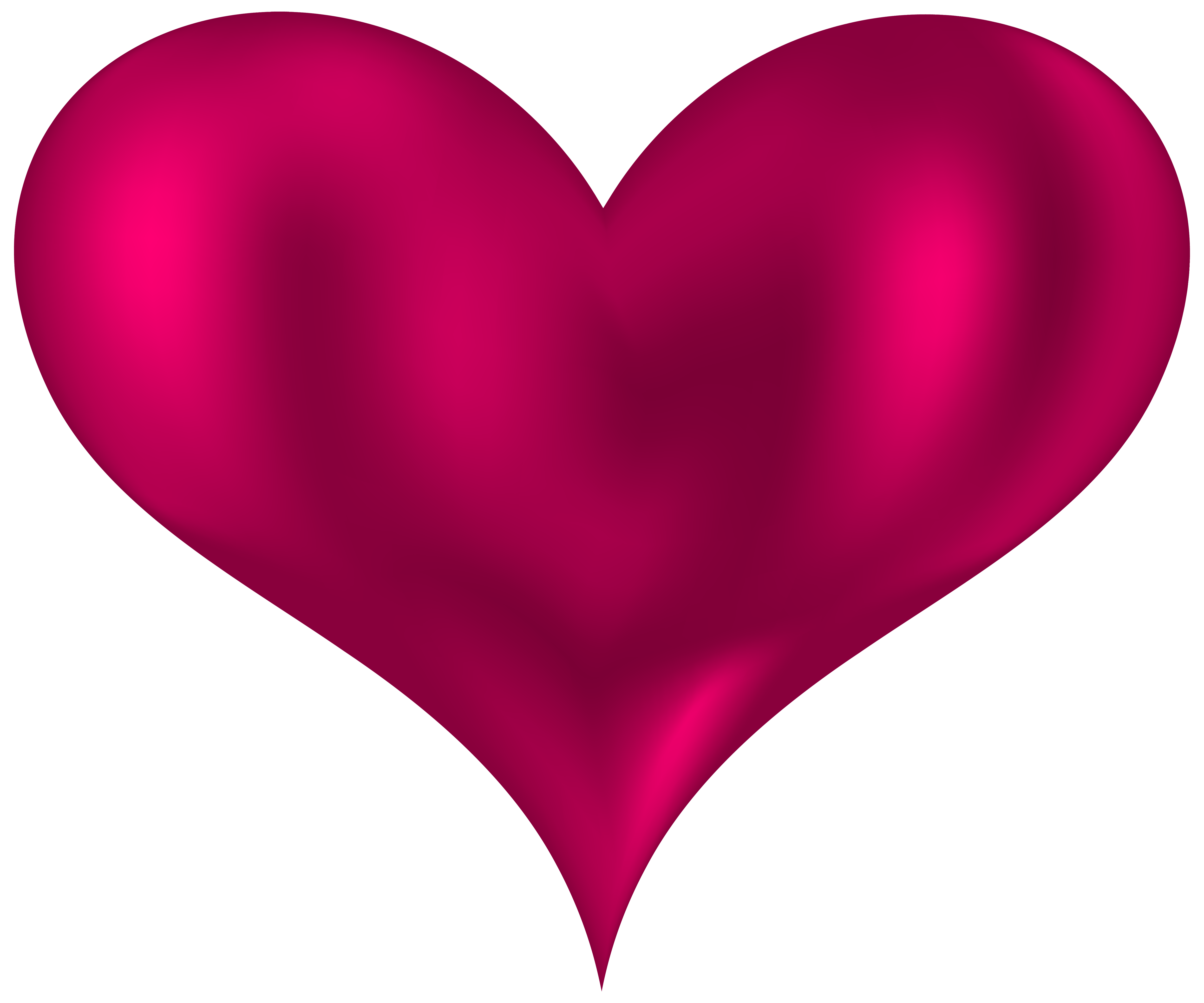 Beautiful Heart Pink PNG Clipart - Best WEB Clipart