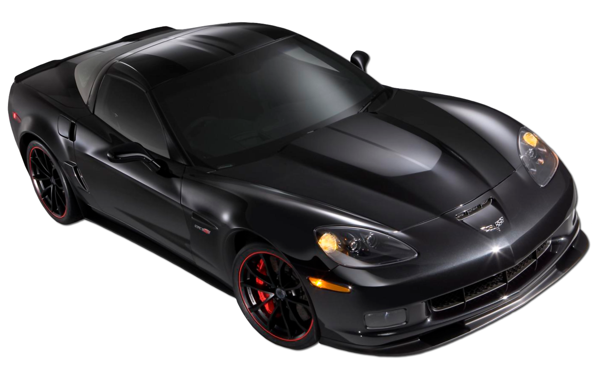 Black Corvette Car PNG Clipart - Best WEB Clipart