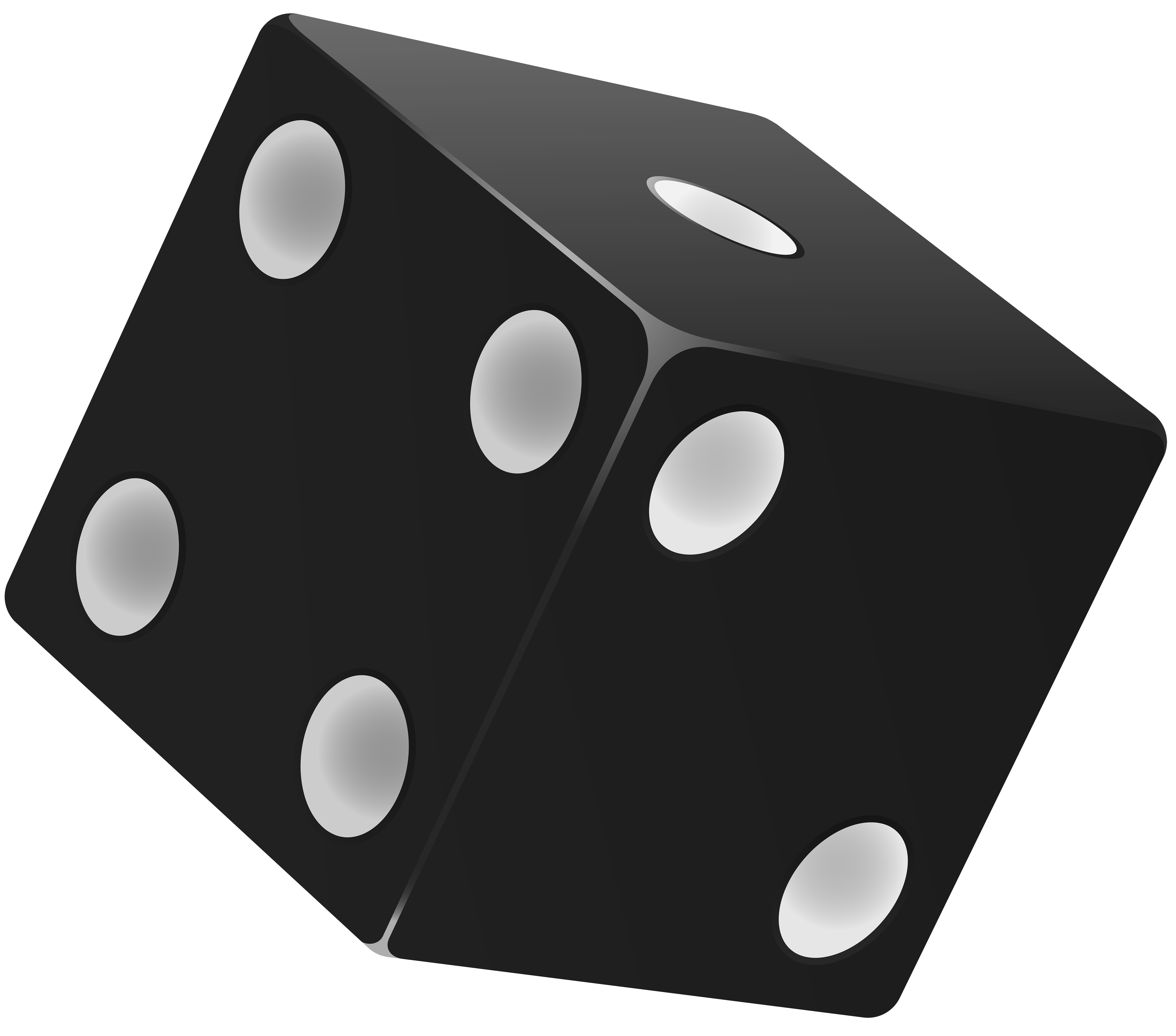 Black Dice PNG Clip Art - Best WEB Clipart