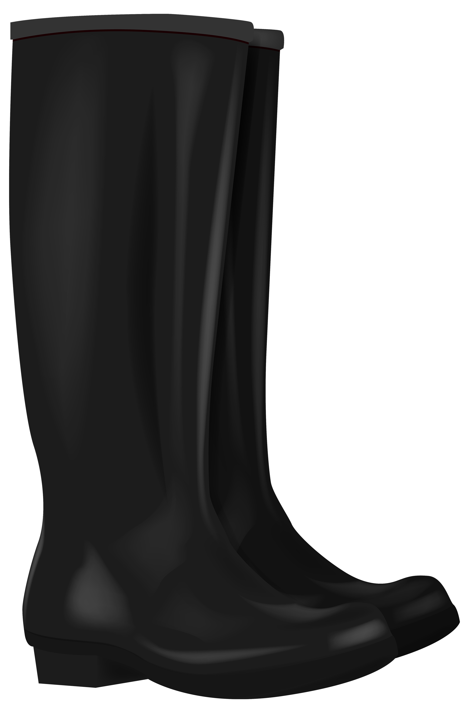 Black Rubber Boots PNG Clipart - Best WEB Clipart