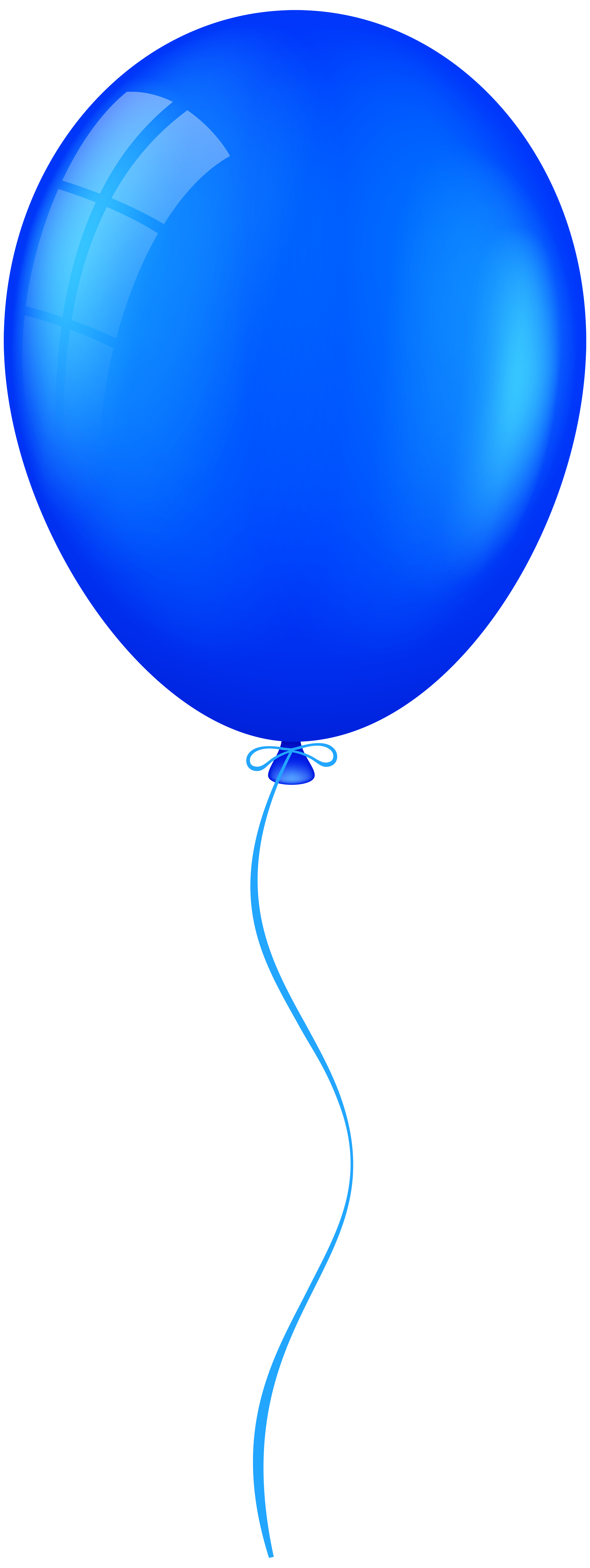 Blue Balloon PNG Clip Art - Best WEB Clipart