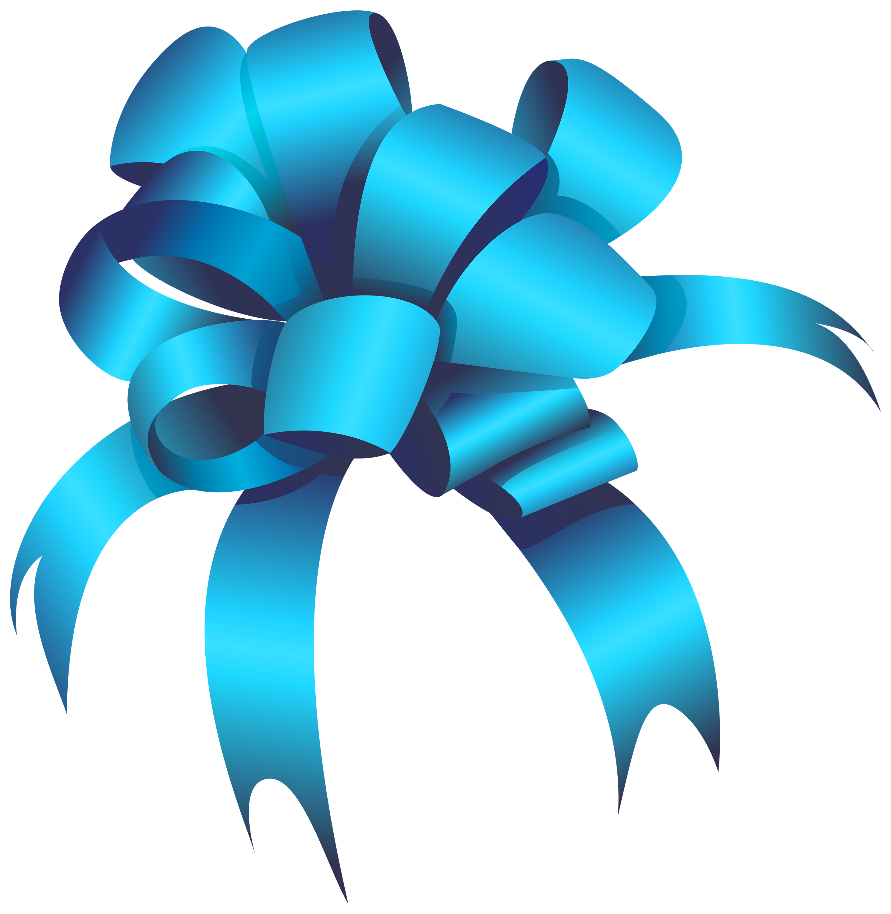 Blue Bow PNG Clipart - Best WEB Clipart