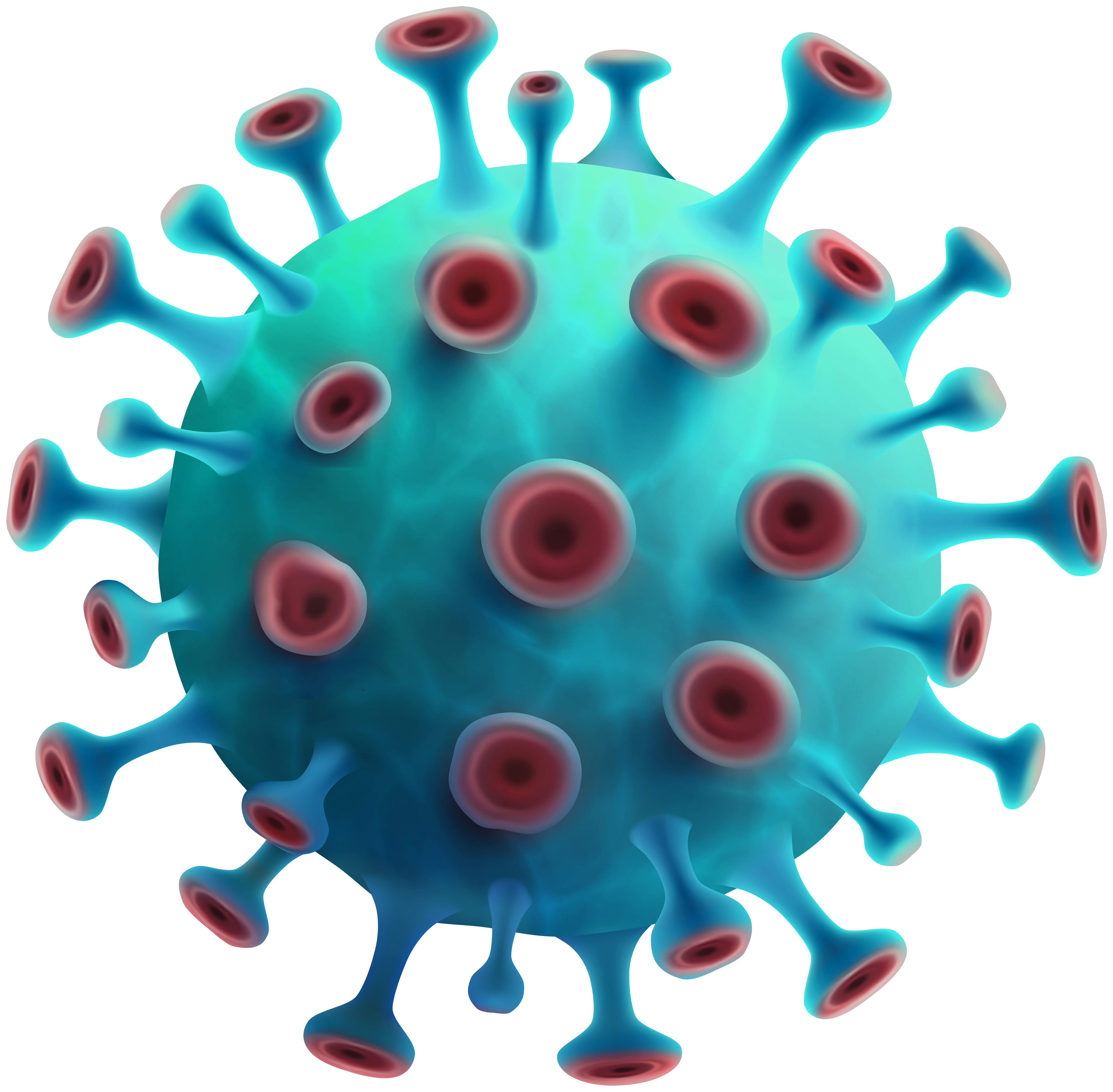 Blue Coronavirus PNG Clipart - Best WEB Clipart