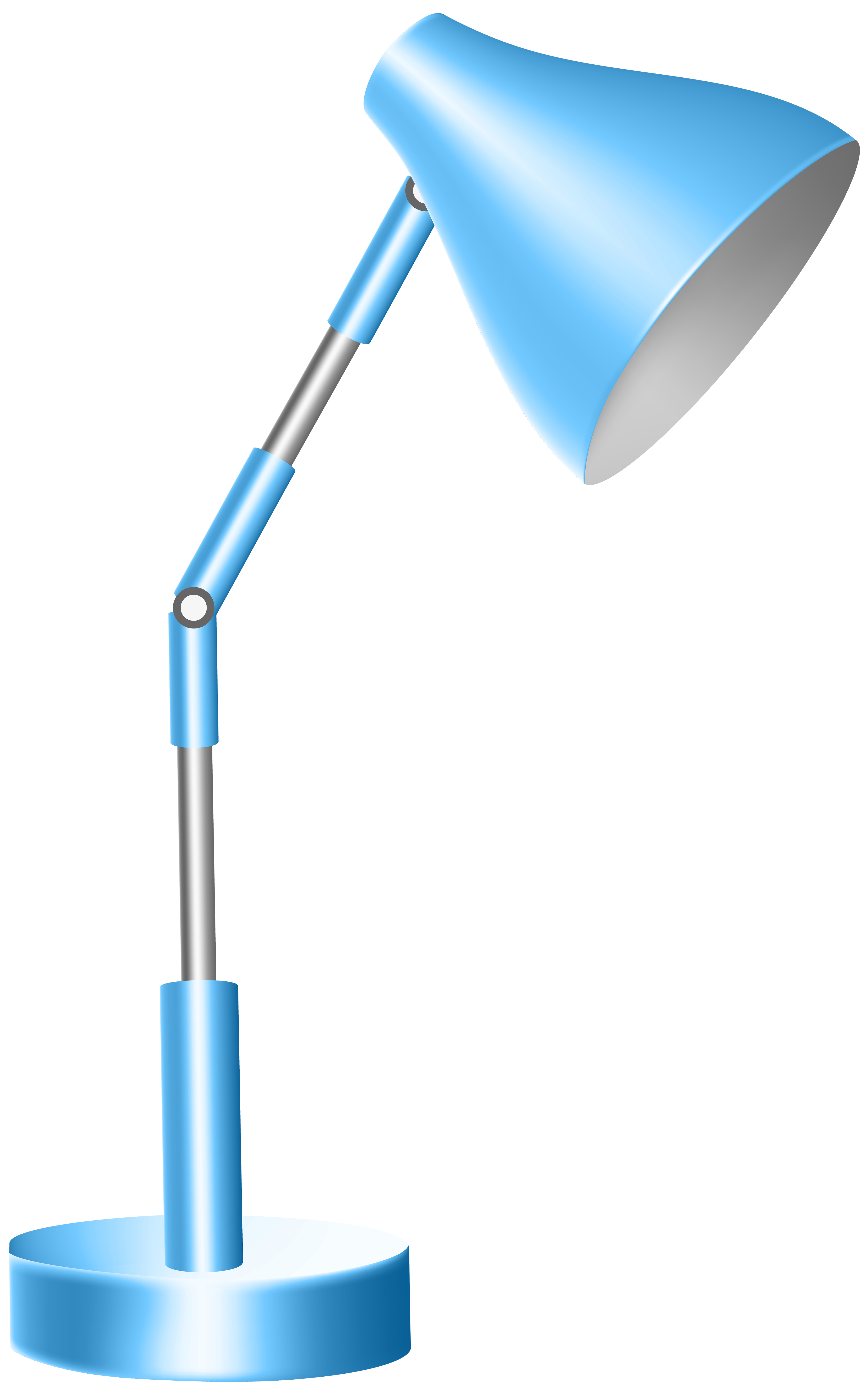 Blue Desk Lamp PNG Clip Art - Best WEB Clipart