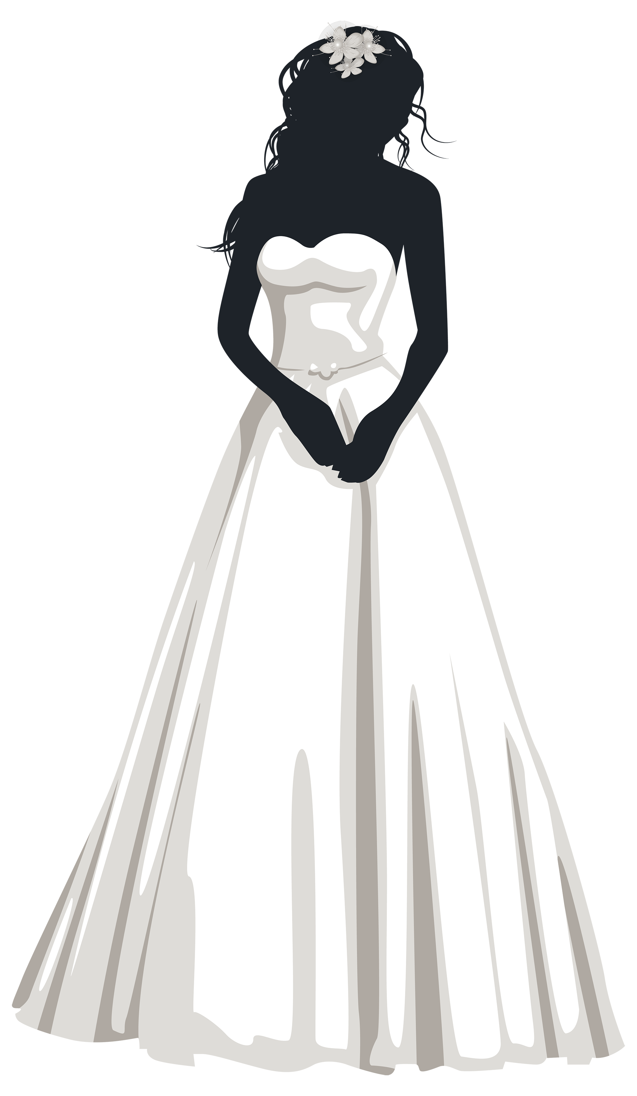 Bride Silhouette PNG Clip Art - Best WEB Clipart