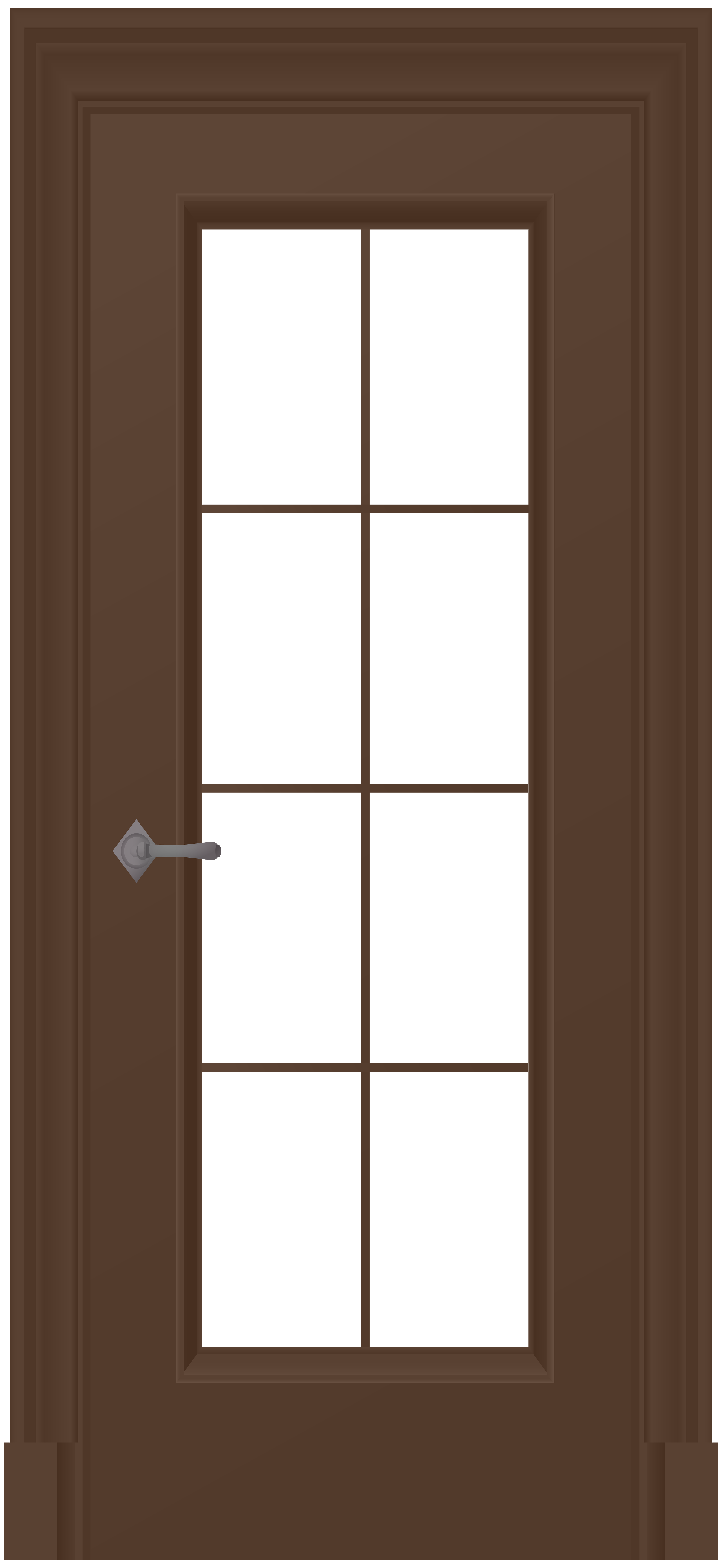 Brown Door PNG Clip Art - Best WEB Clipart