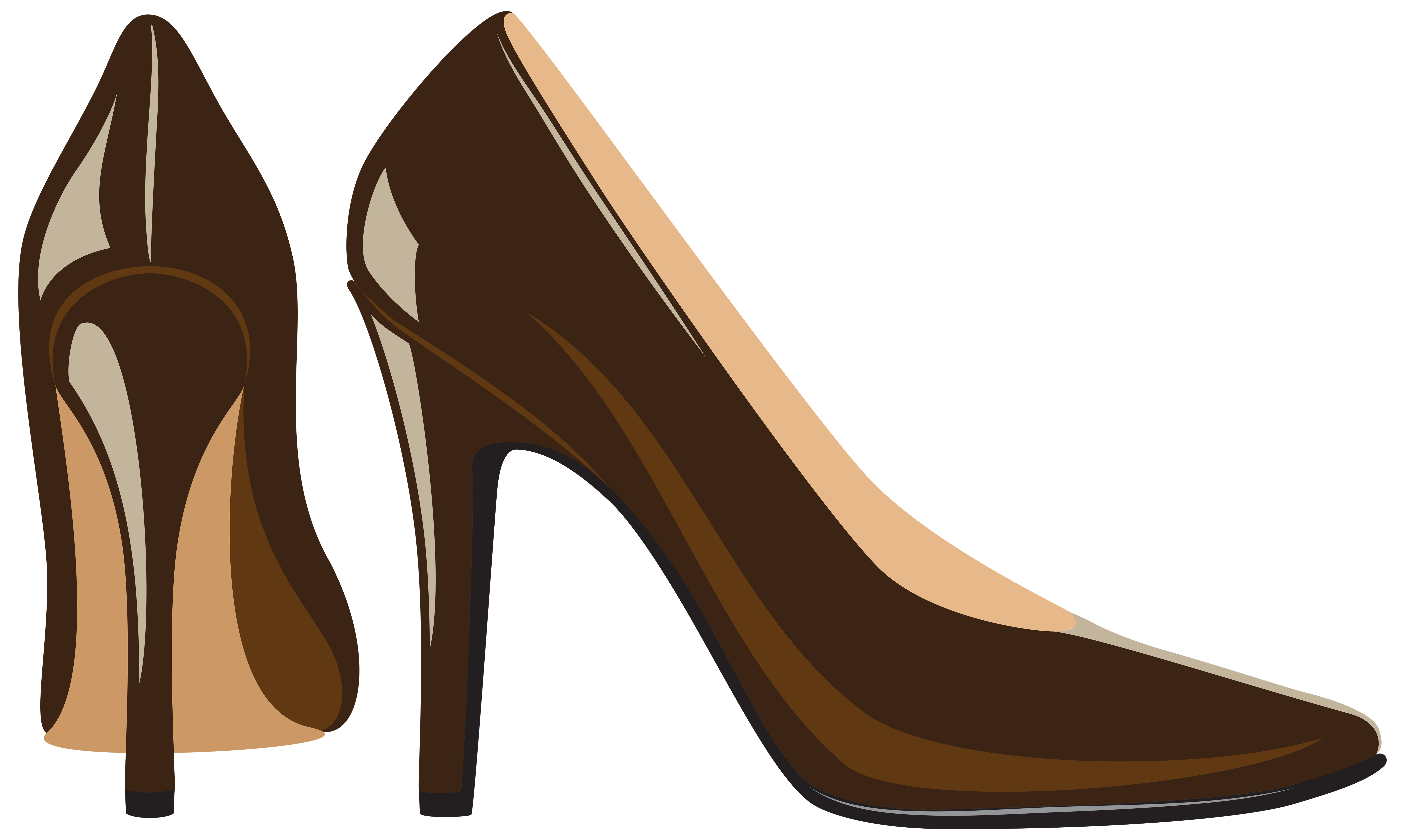 Brown Heels PNG Clip Art - Best WEB Clipart