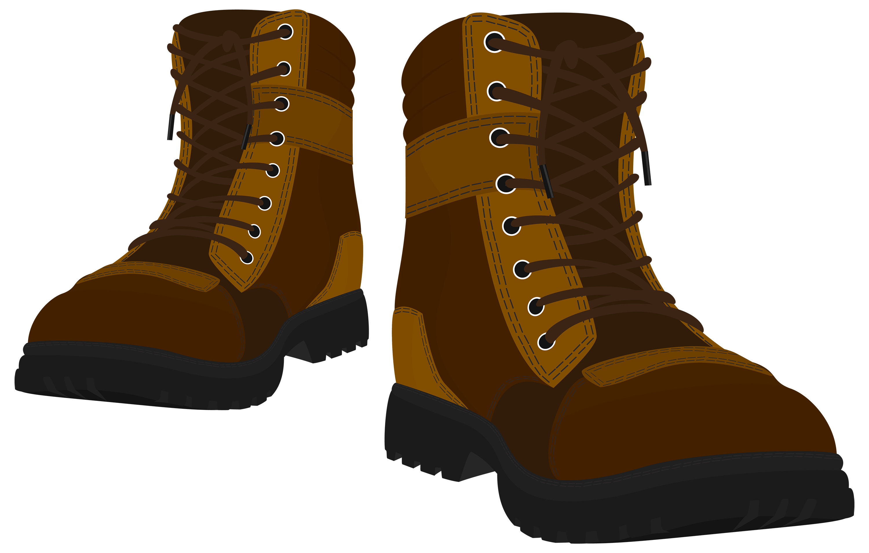 Brown Male Boots PNG Clipart - Best WEB Clipart