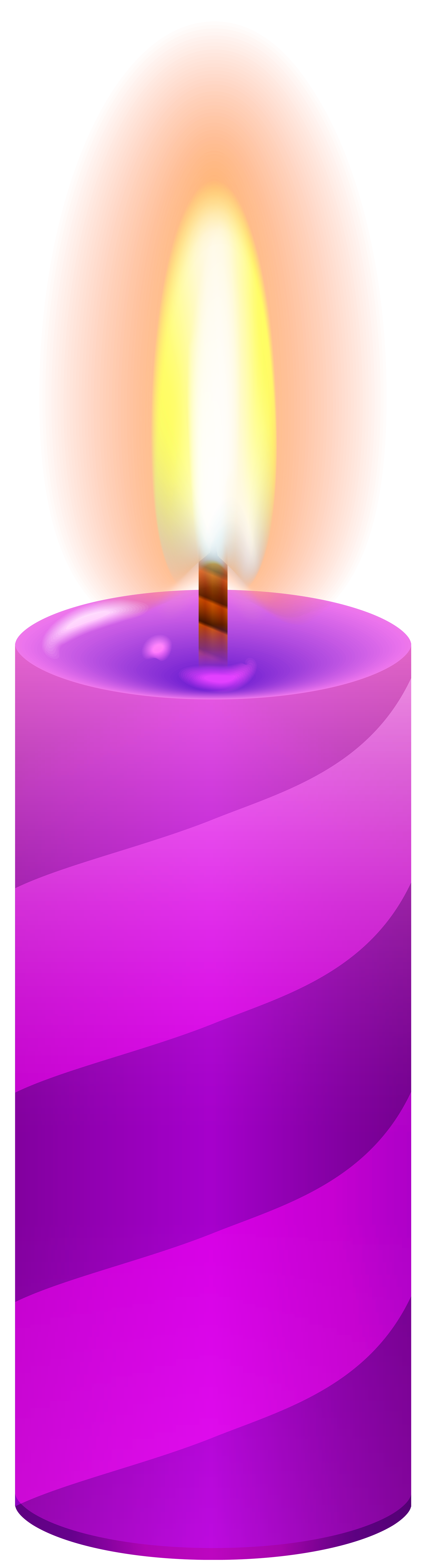 Candle Purple PNG Clip Art - Best WEB Clipart