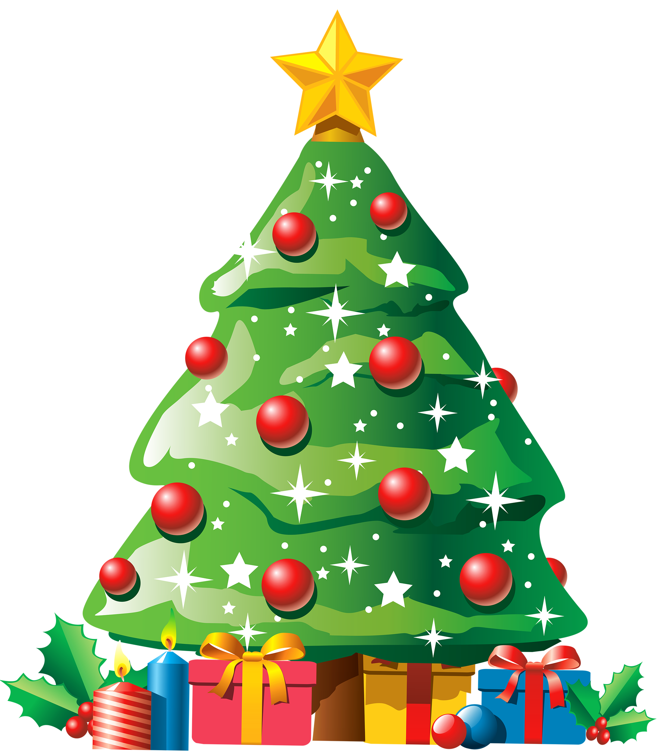 Christmas Tree with Gifts PNG Clipart - Best WEB Clipart