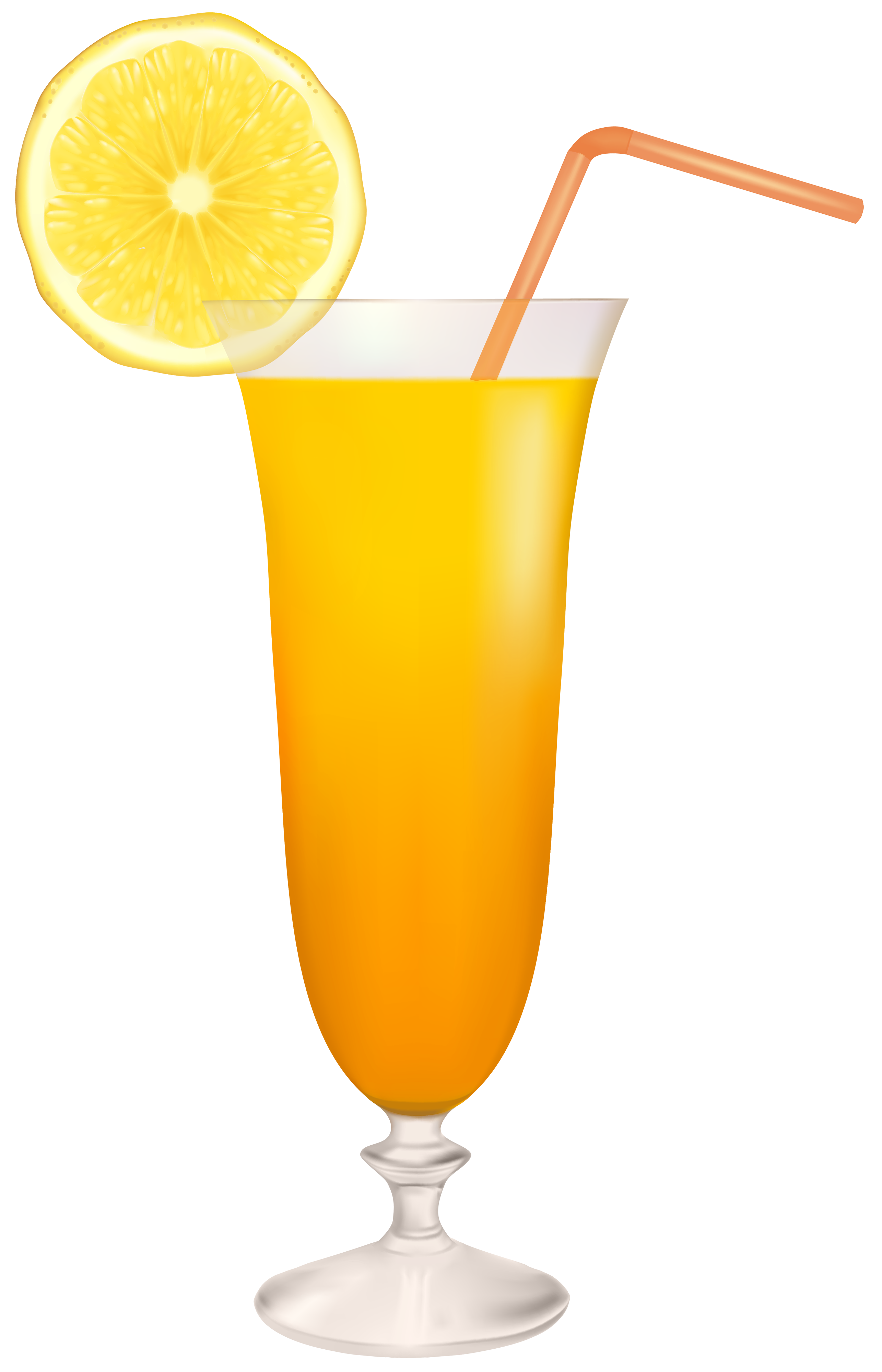 Cocktail Glass with Lemon PNG Clipart - Best WEB Clipart