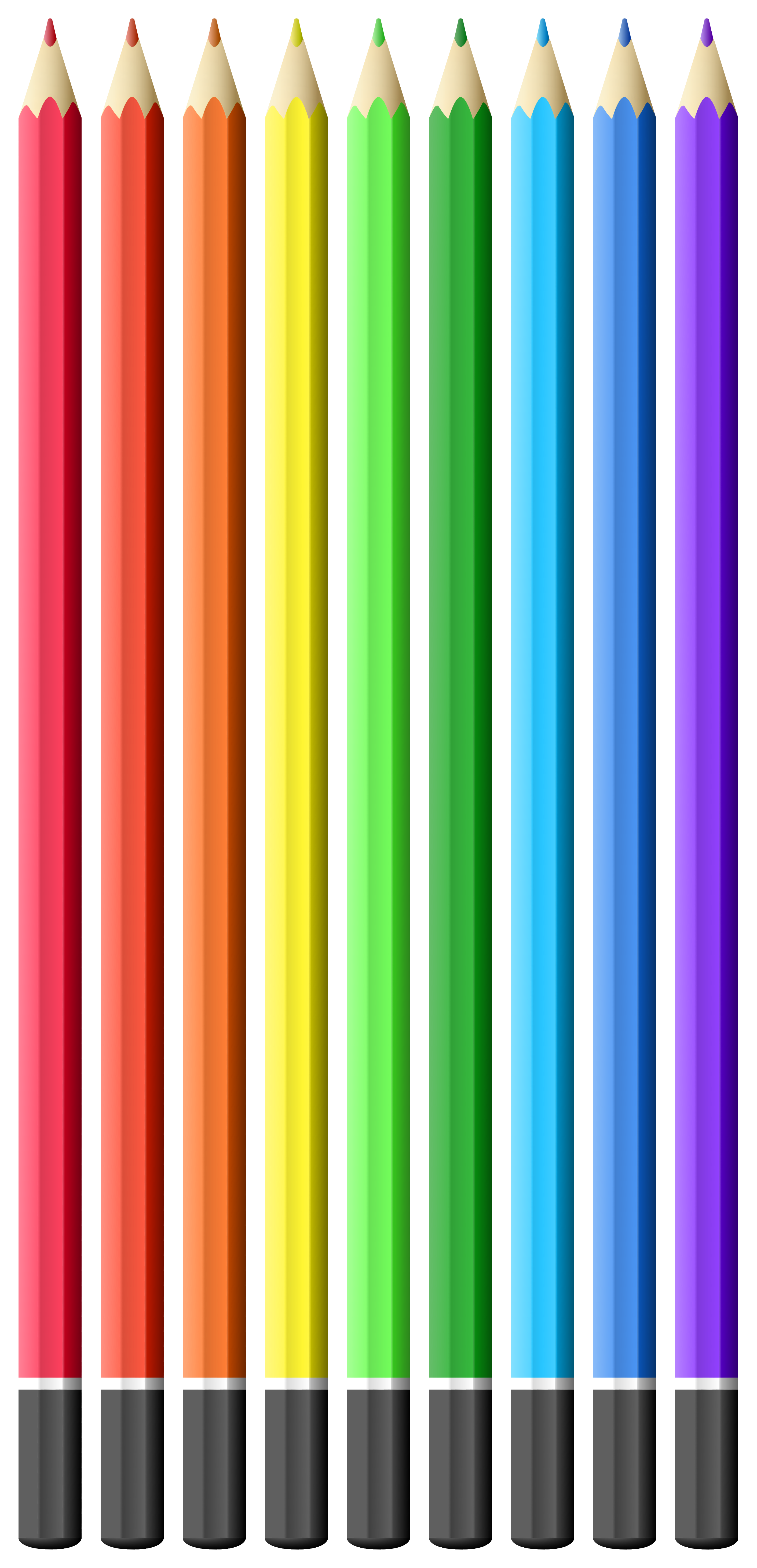 Colored Pencils PNG Clip Art - Best WEB Clipart