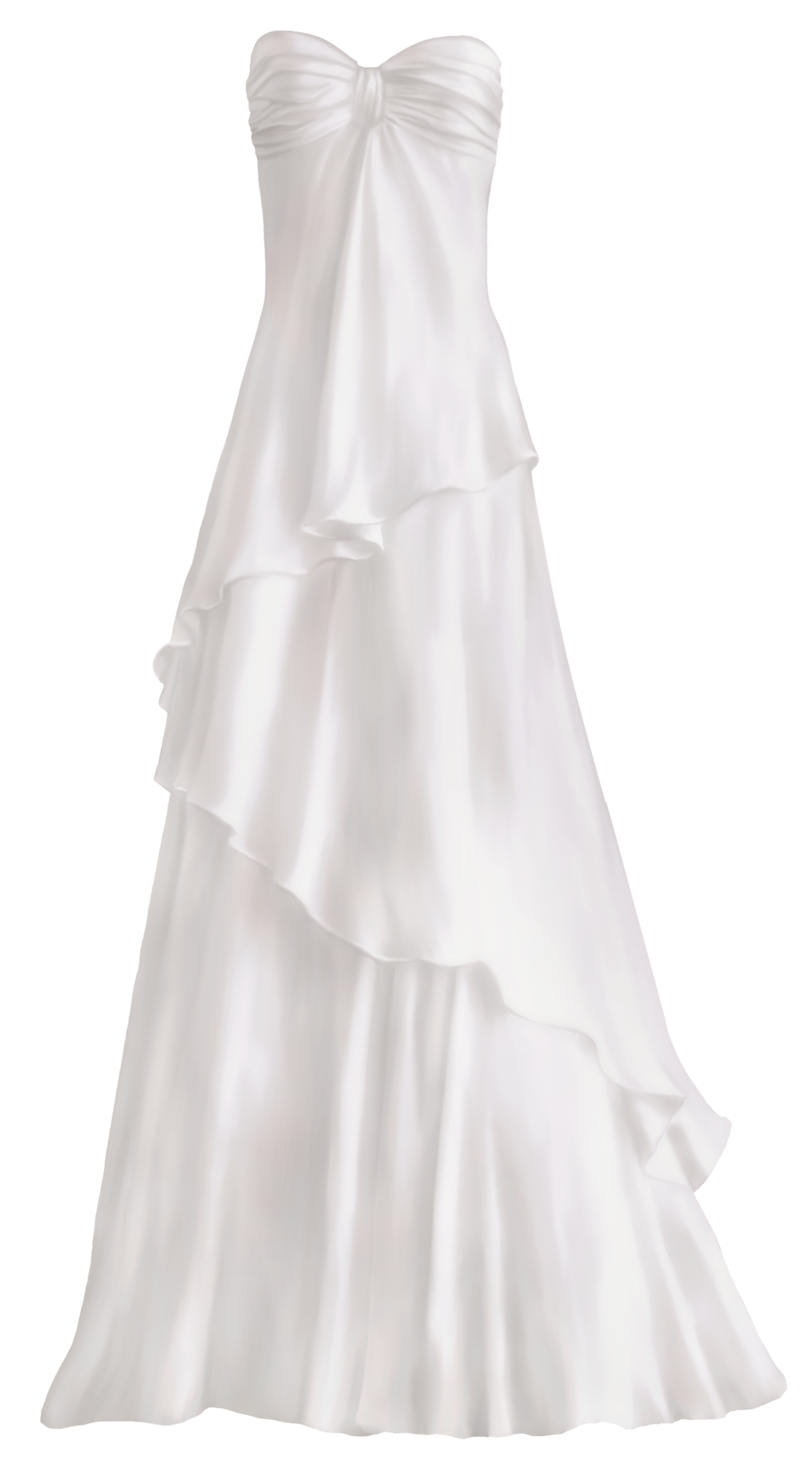 Elegant Wedding Dress PNG Clip Art - Best WEB Clipart