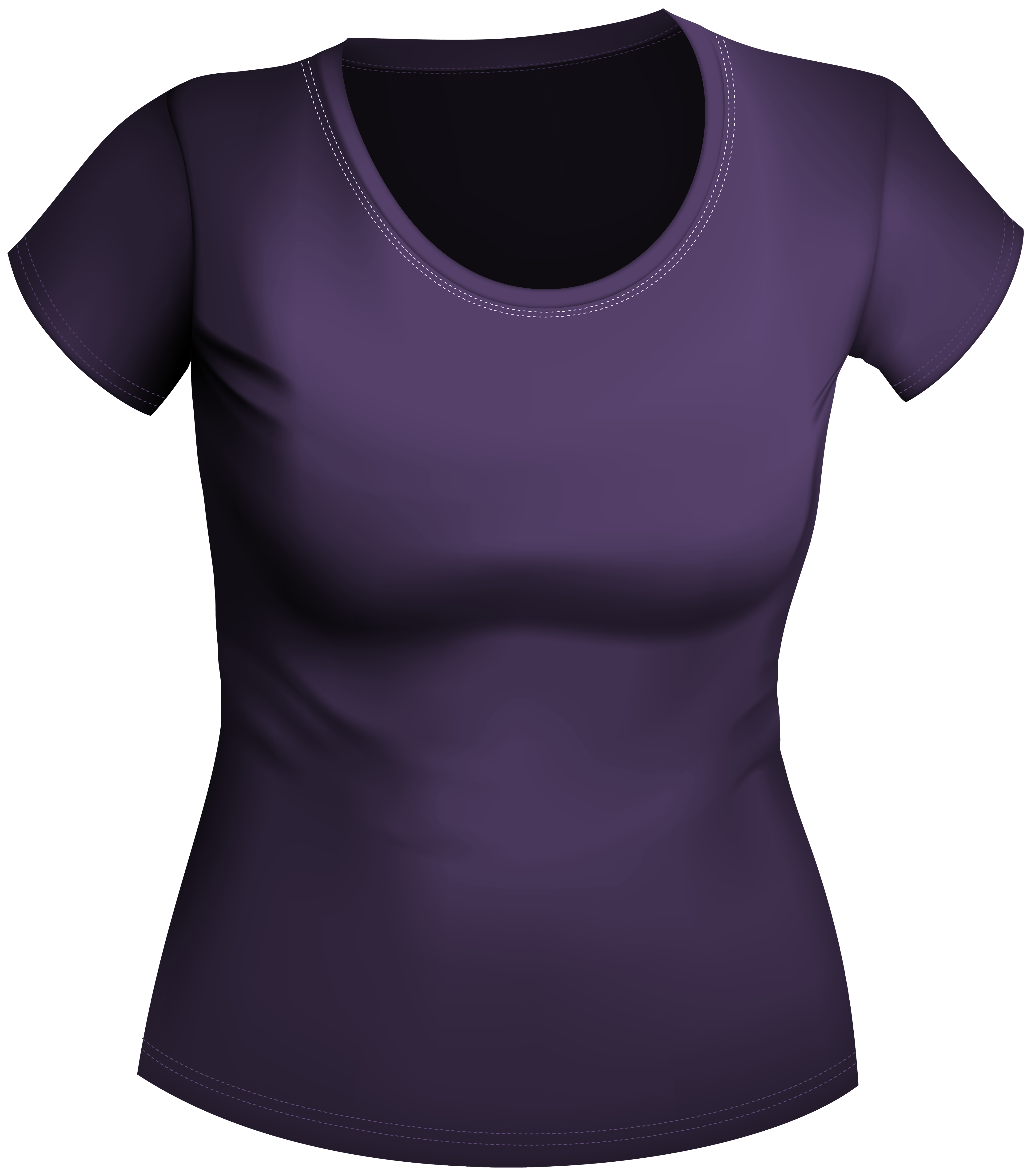 Female Purple Shirt PNG Clipart - Best WEB Clipart