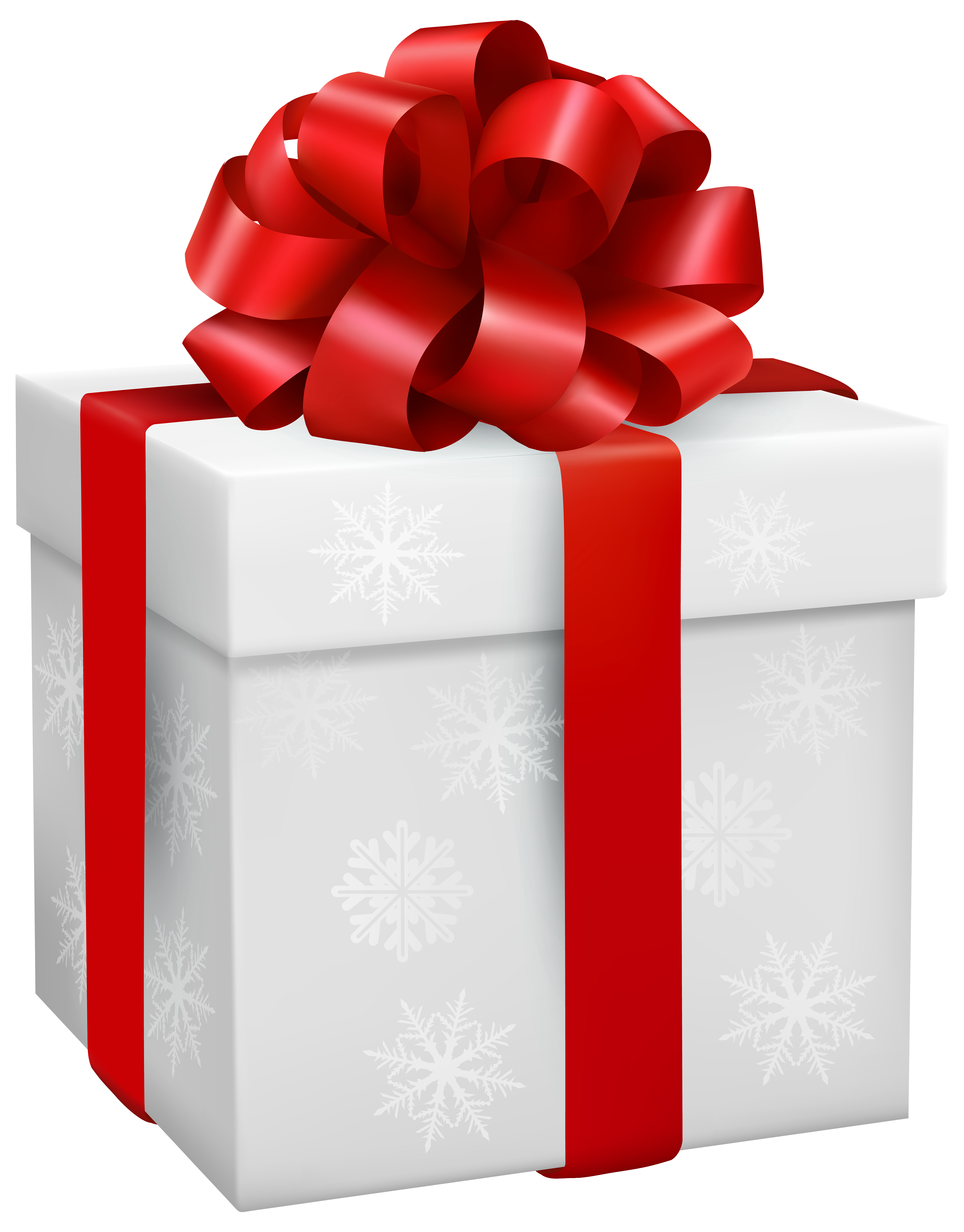 Gift Box with Snowflakes PNG Clipart - Best WEB Clipart