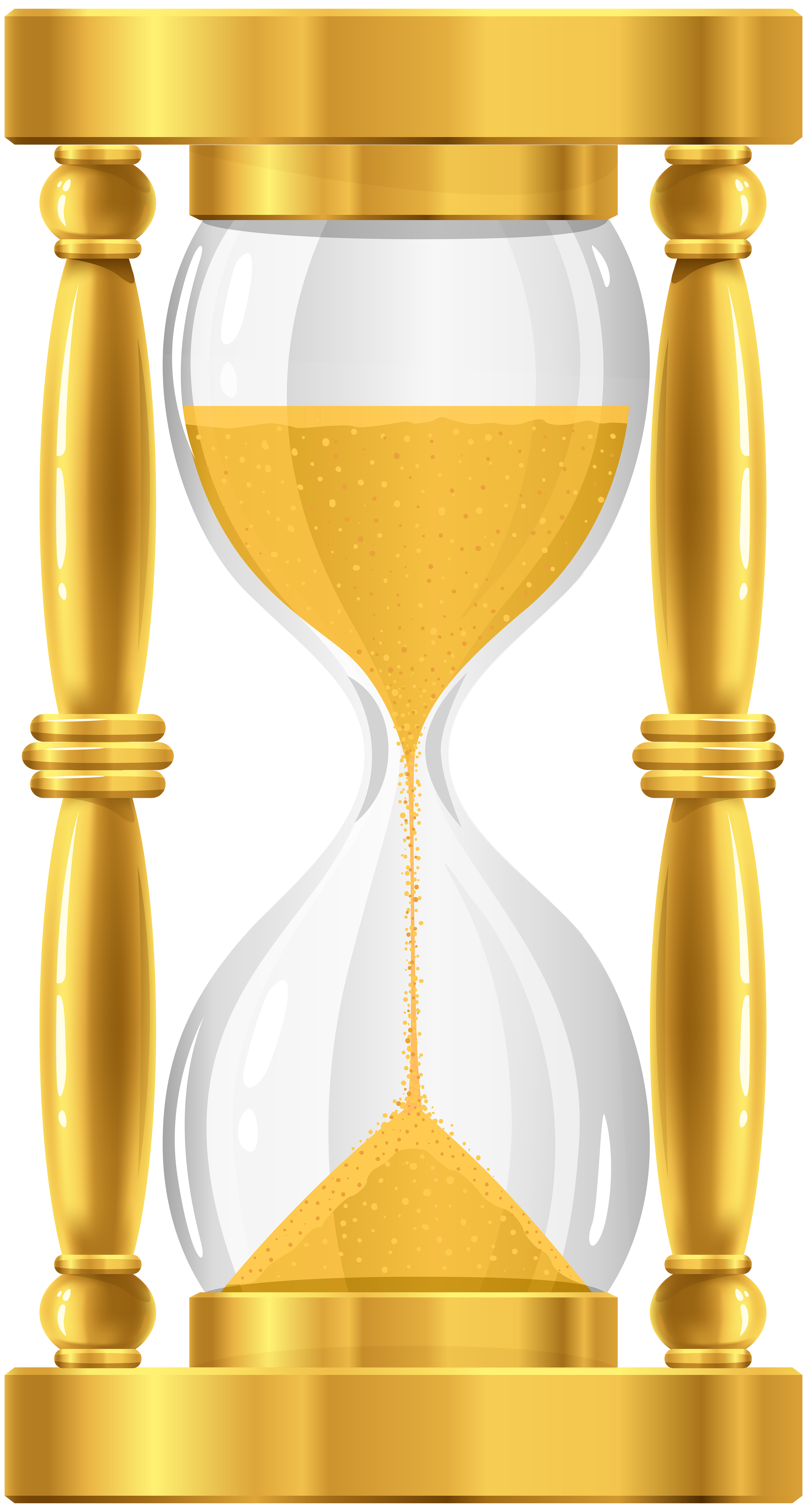 Gold Sand Clock PNG Clip Art - Best WEB Clipart