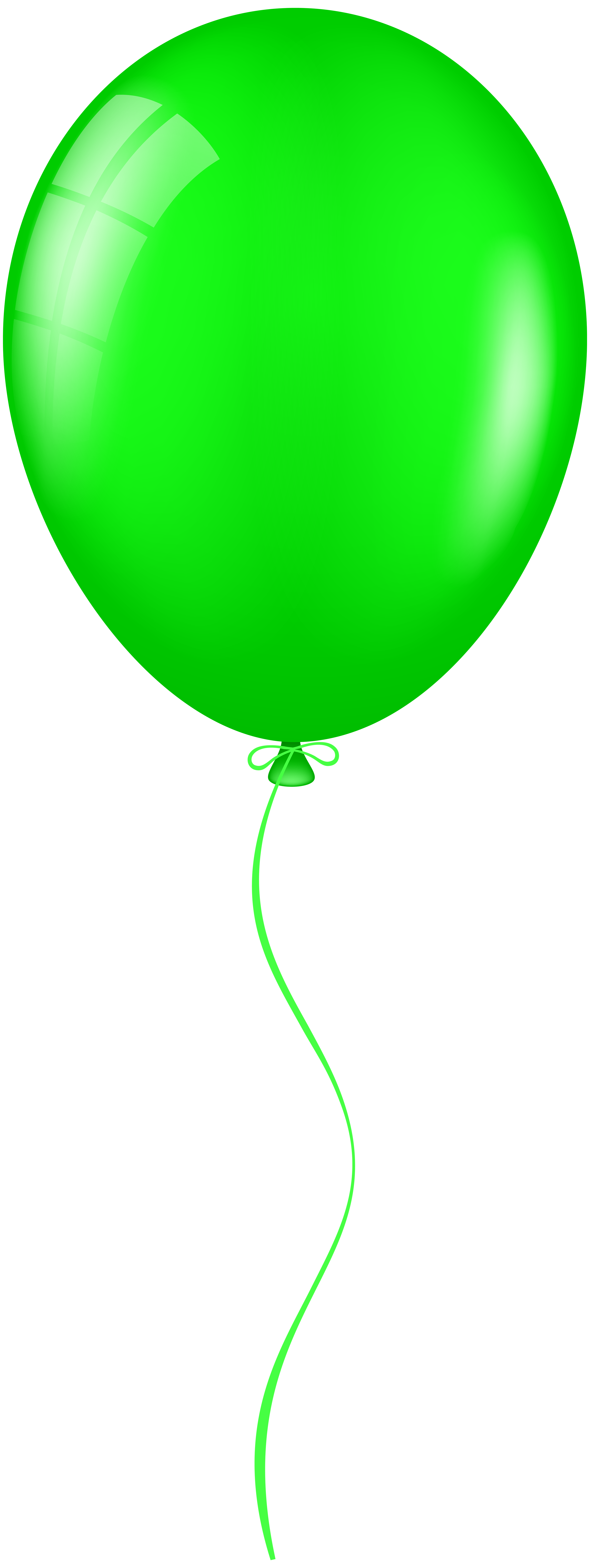 Green Balloon PNG Clip Art - Best WEB Clipart