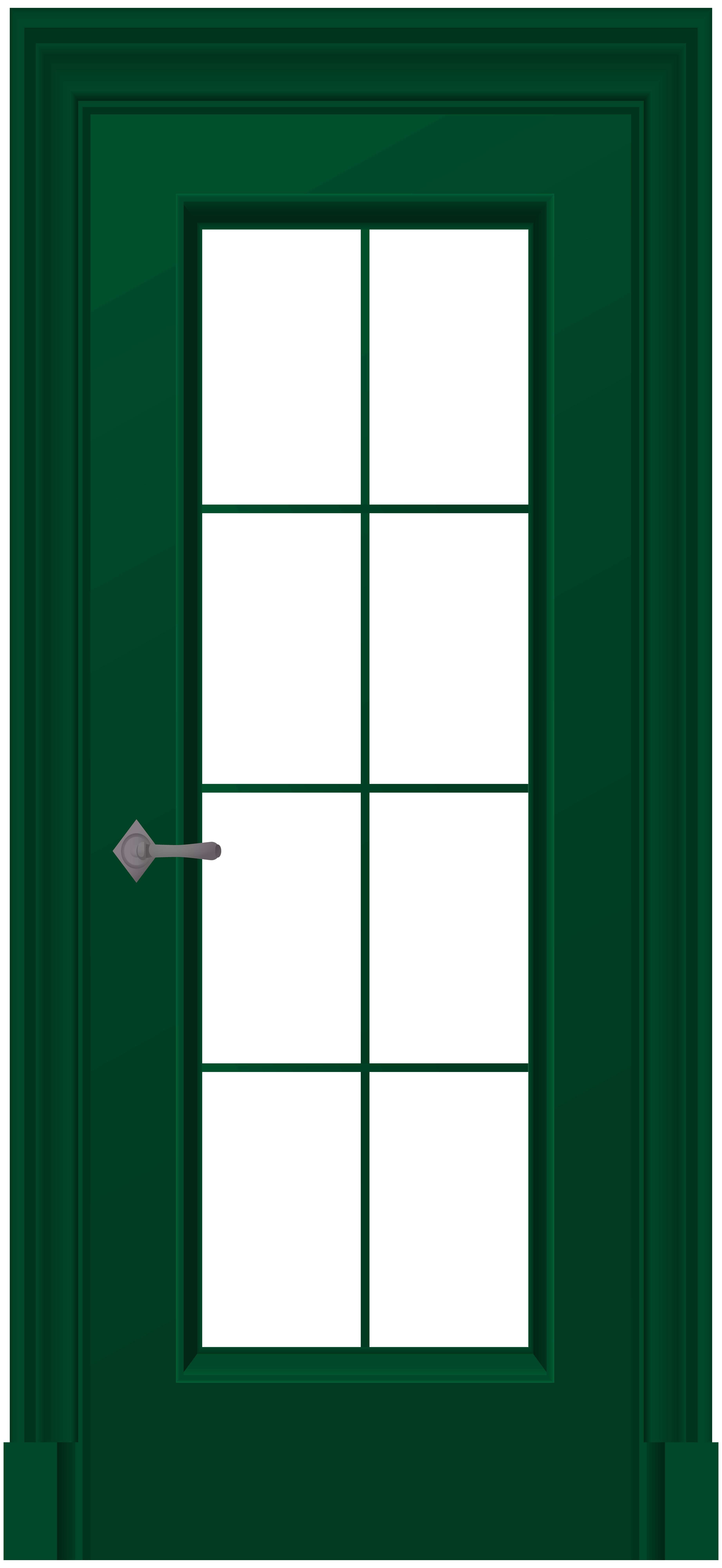 Green Door PNG Clip Art - Best WEB Clipart