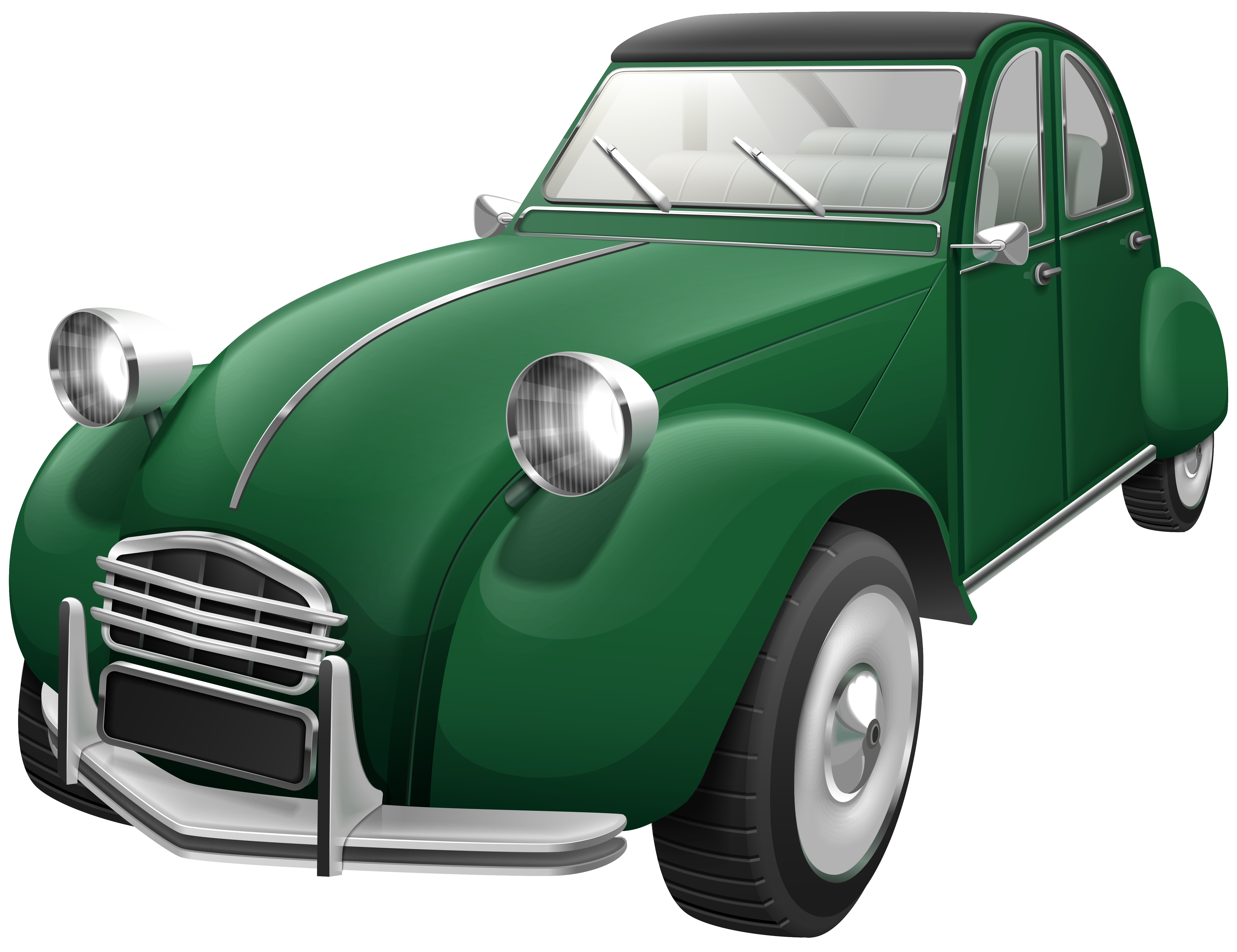 Green Retro Car PNG Clip Art Best WEB Clipart