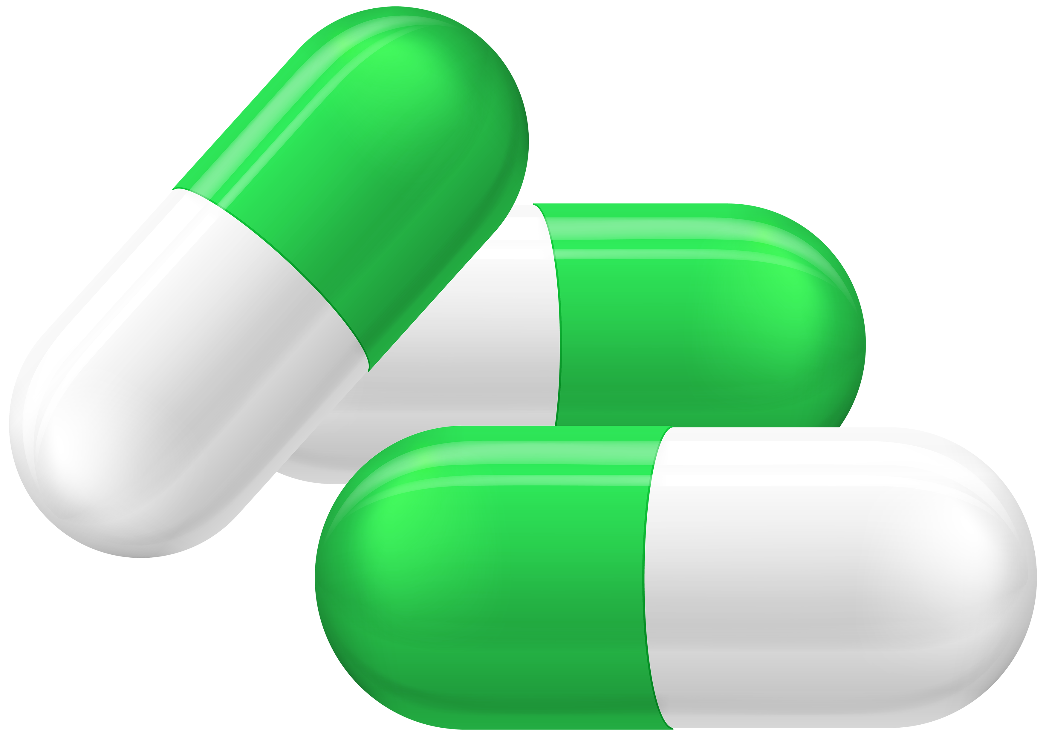 Green and White Pills Capsules PNG Clipart - Best WEB Clipart