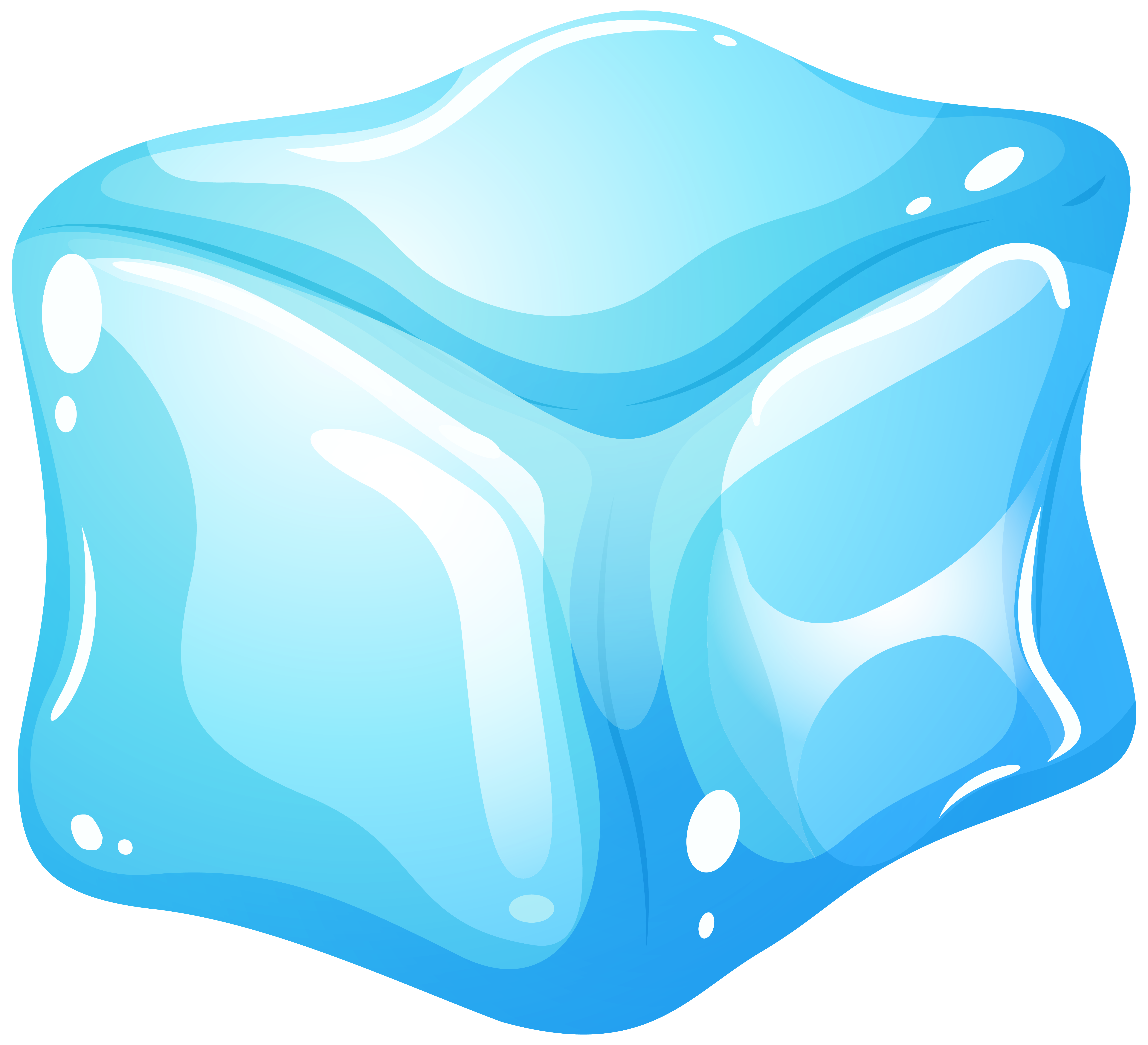 Ice Cube Blue PNG Clip Art - Best WEB Clipart