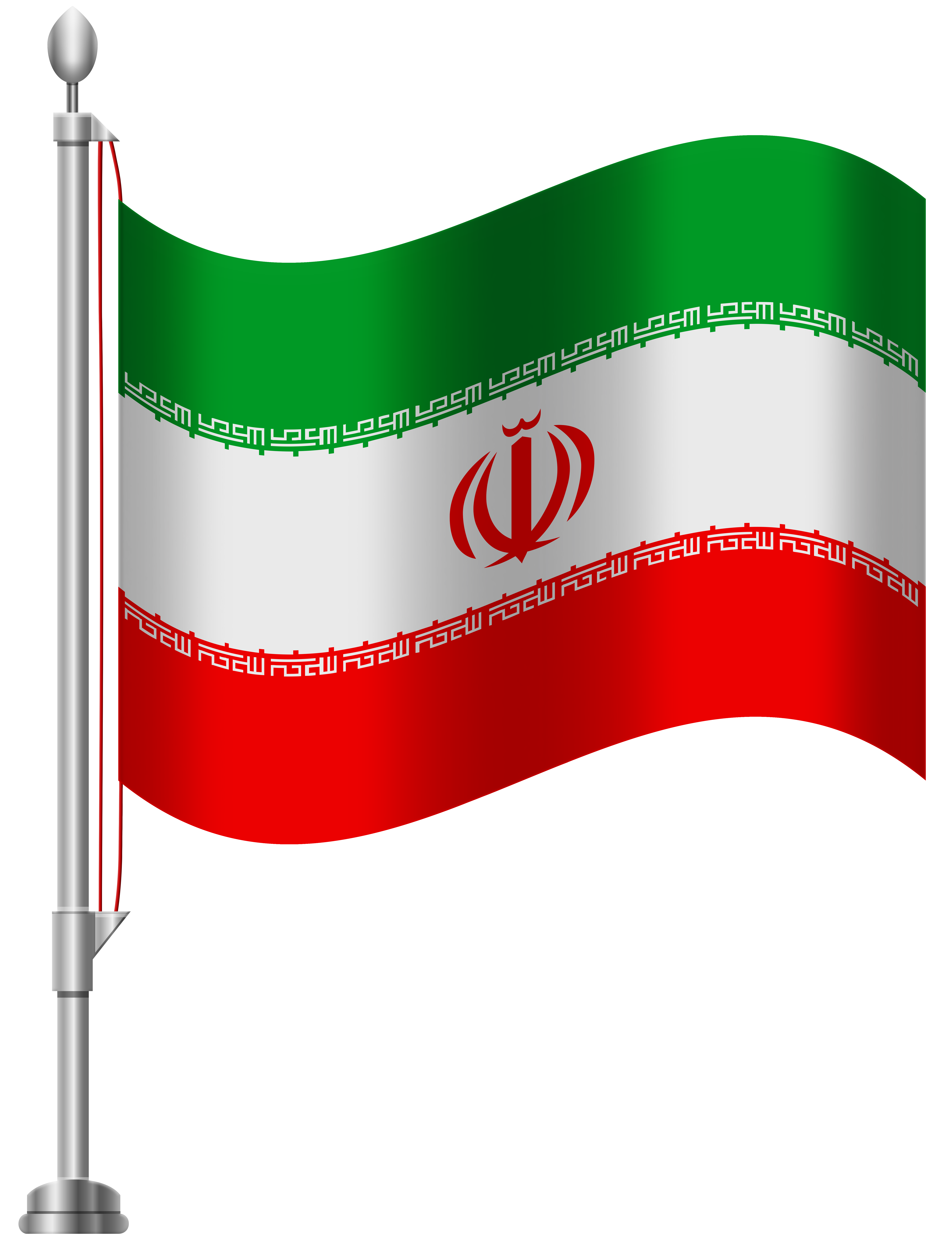 Iran Flag PNG Clip Art - Best WEB Clipart